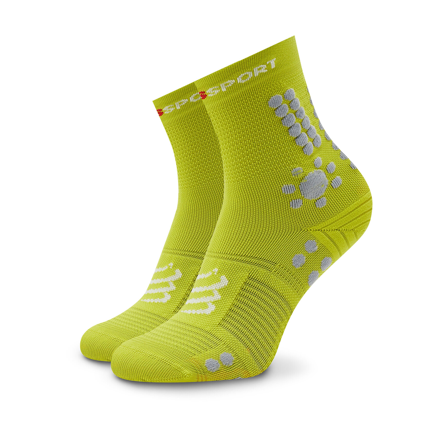 Compressport Ponožky Vysoké Unisex Pro Racing V4.0 Trail U XU00048B Zelená - Pepit.sk