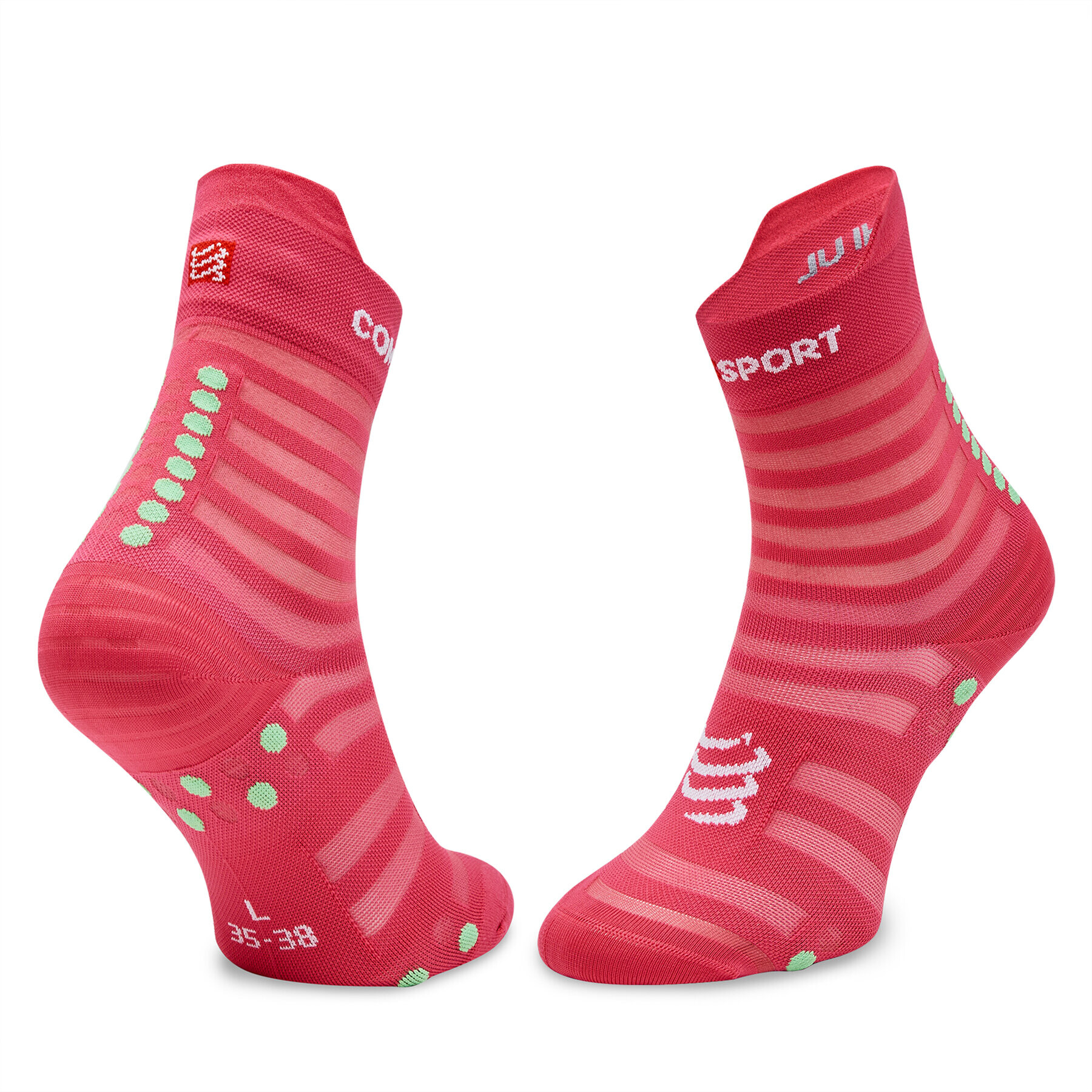 Compressport Ponožky Vysoké Unisex Pro Racing V4.0 Trail XU00050B Ružová - Pepit.sk