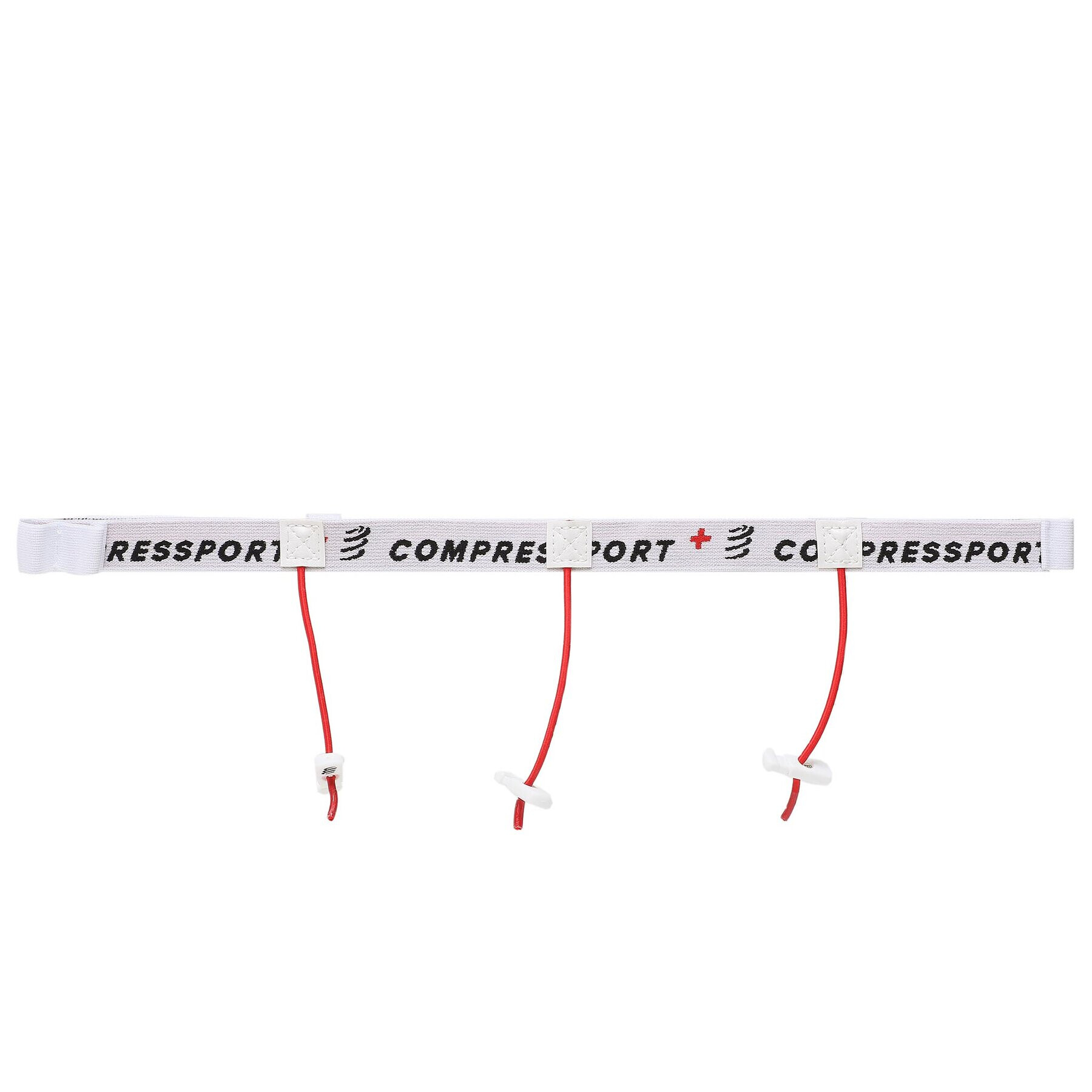 Compressport Športový pás Race Belt CU00013B Biela - Pepit.sk