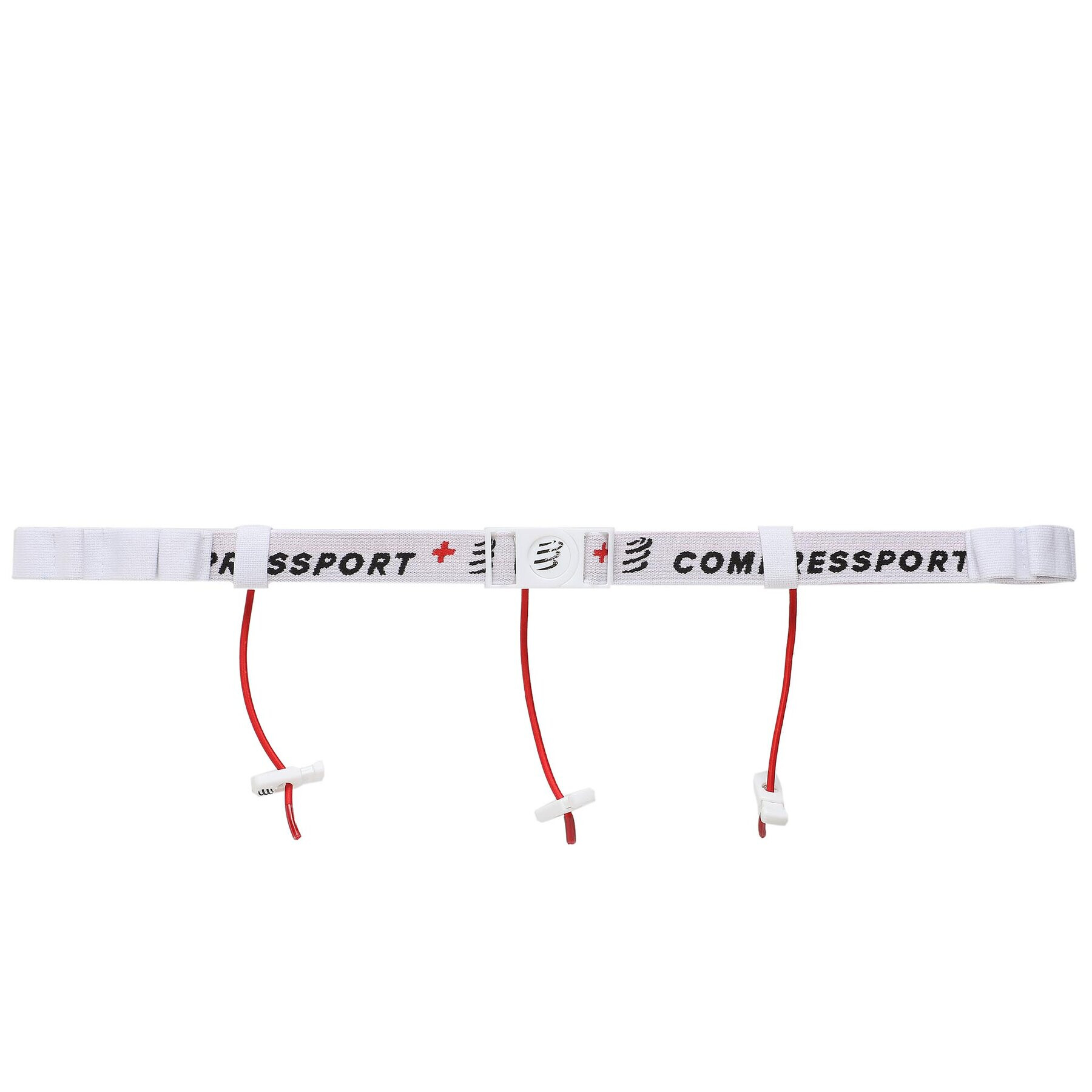 Compressport Športový pás Race Belt CU00013B Biela - Pepit.sk