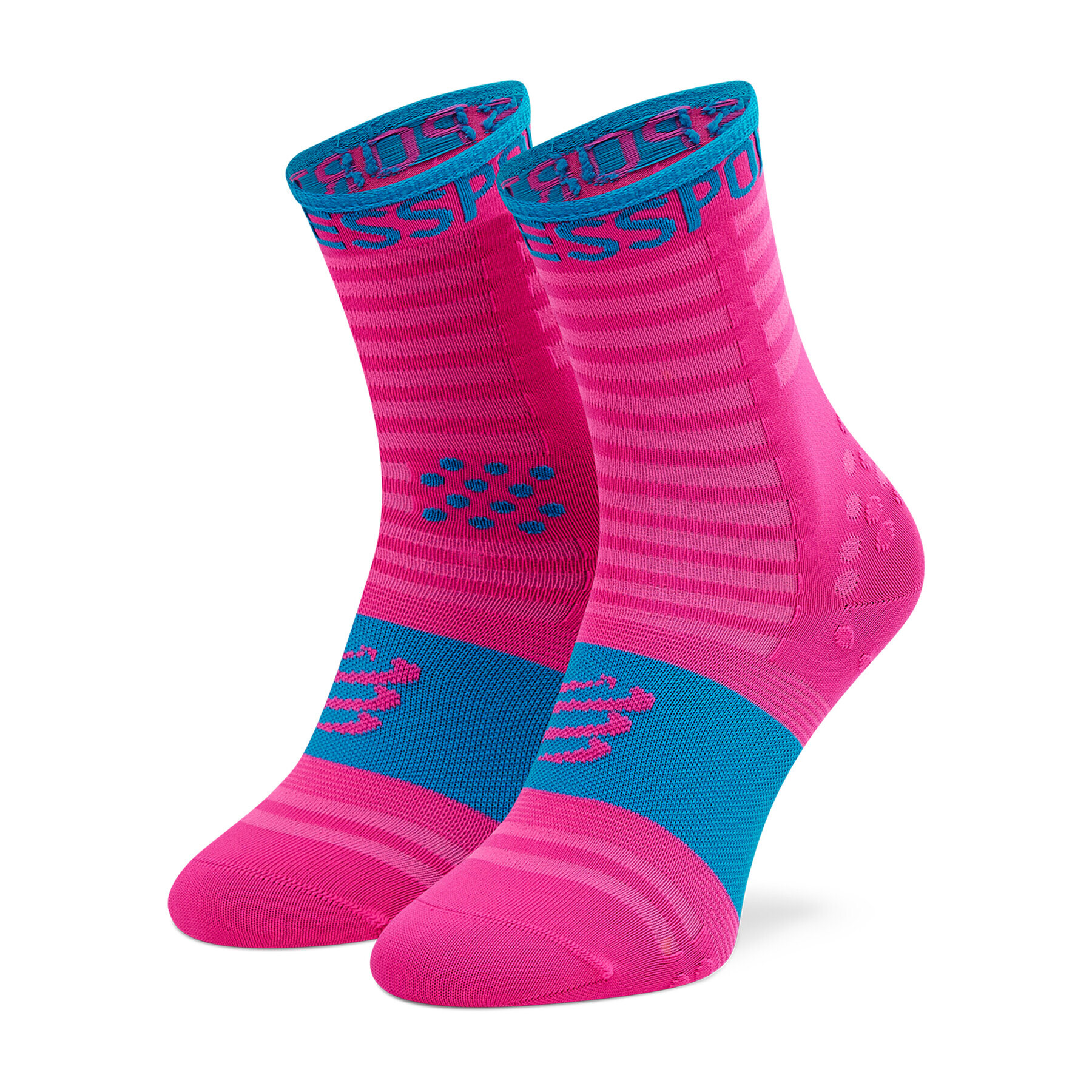 Compressport Vysoké dámske ponožky Pro Racing Socks V3.0 Ultralight Run High XU00002B Ružová - Pepit.sk