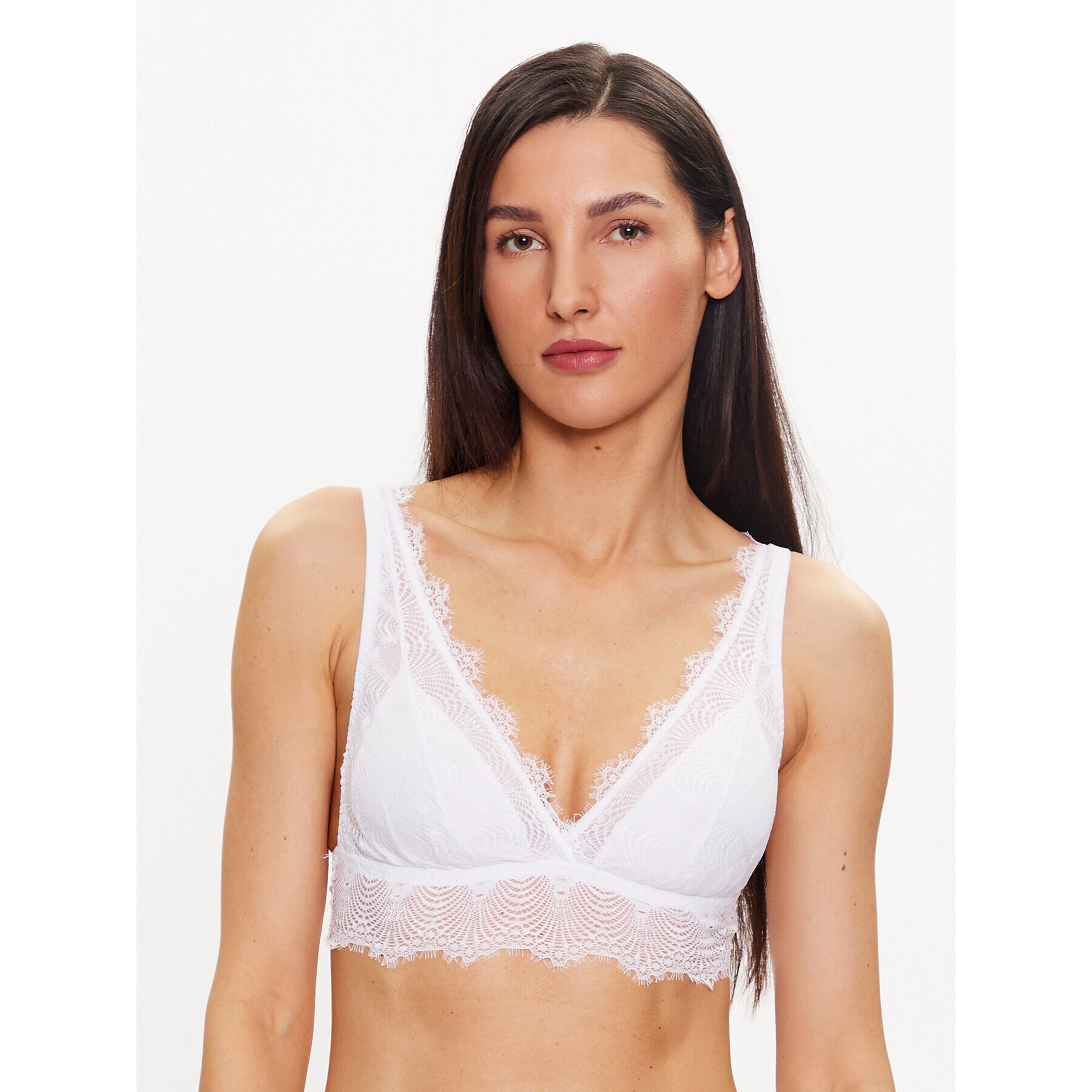 Cosabella Podprsenka Bralette Allure Plunge ALLUR1321 Biela - Pepit.sk