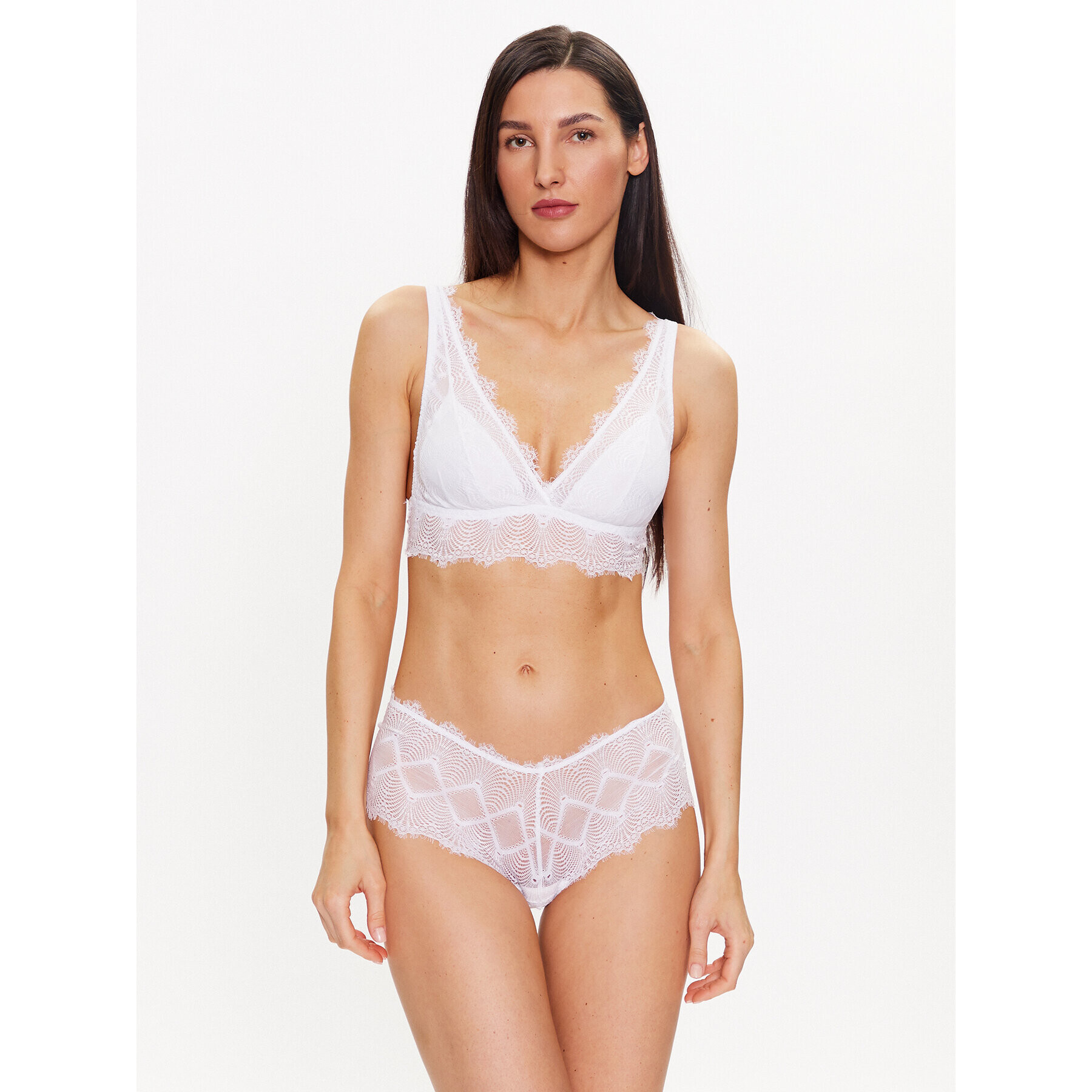 Cosabella Podprsenka Bralette Allure Plunge ALLUR1321 Biela - Pepit.sk