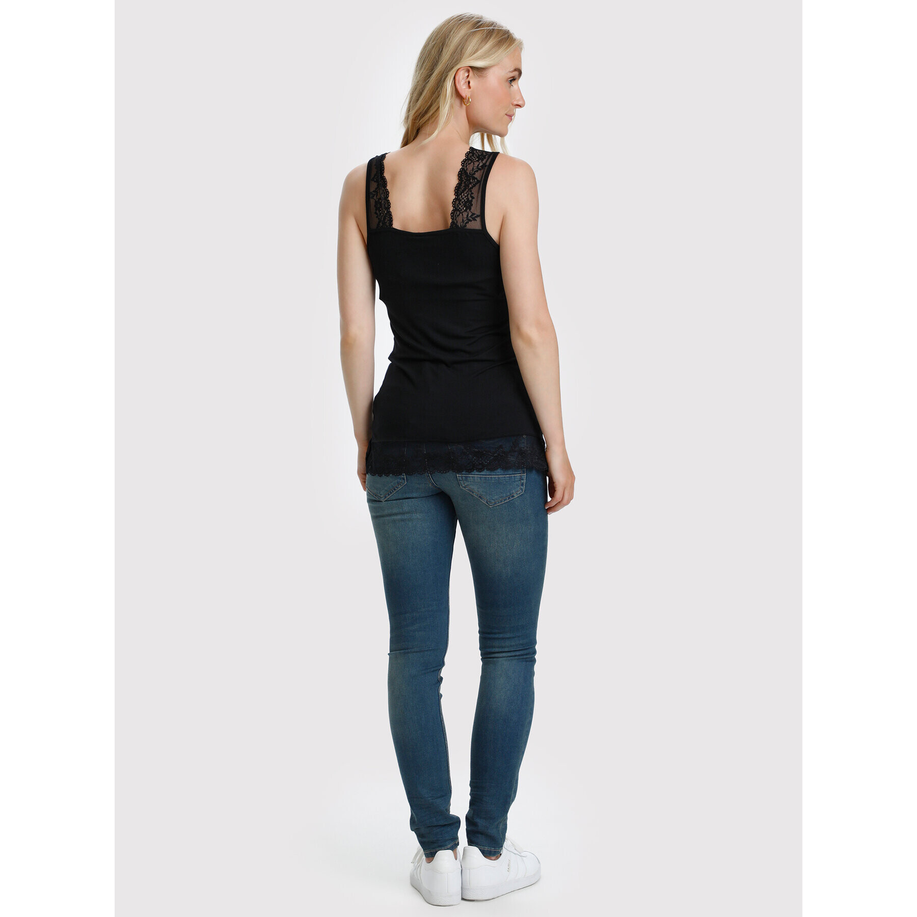 Cream Top Florence 10600385 Čierna Slim Fit - Pepit.sk