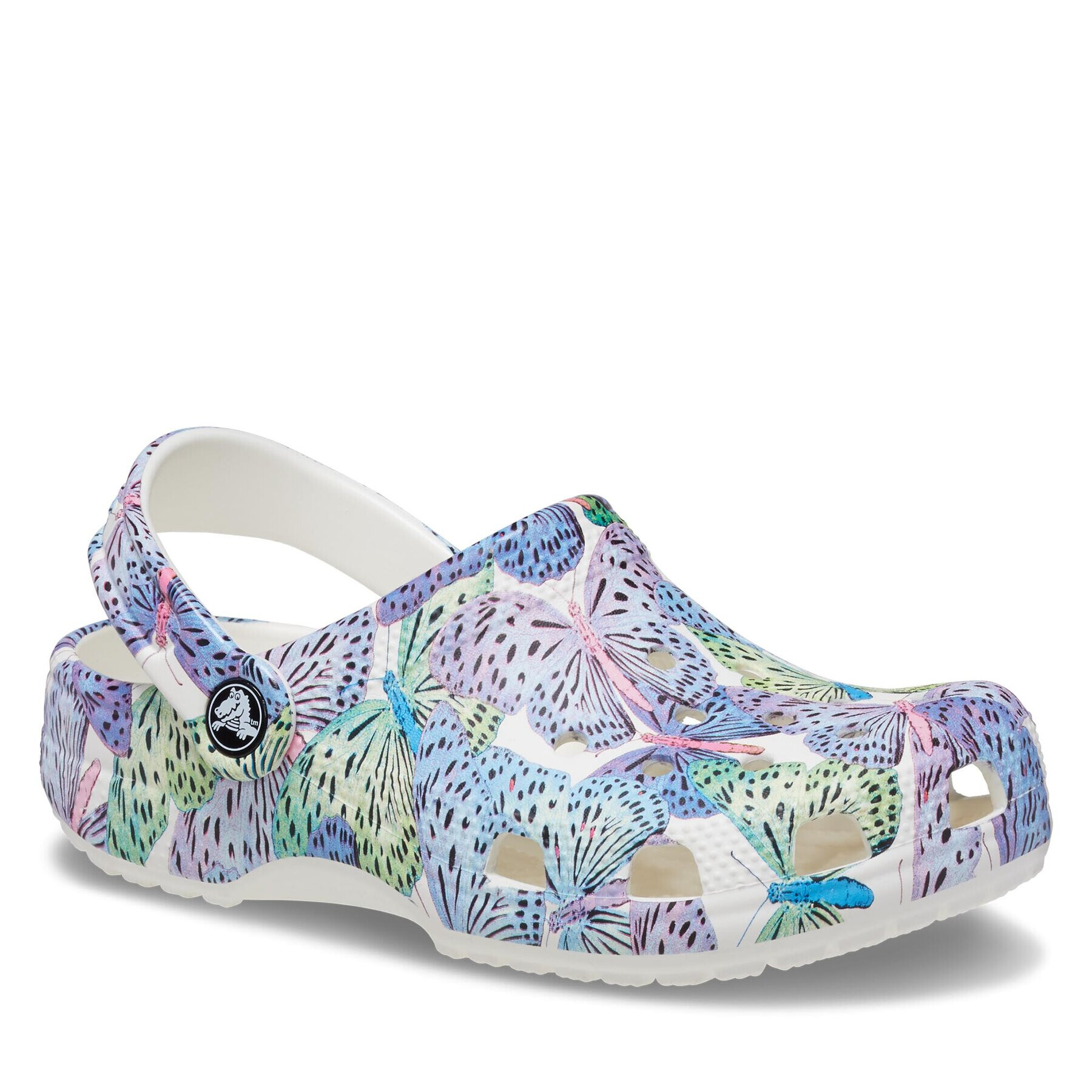 Crocs Dreváky Classic Butterfly Clog Kids 208297 Biela - Pepit.sk