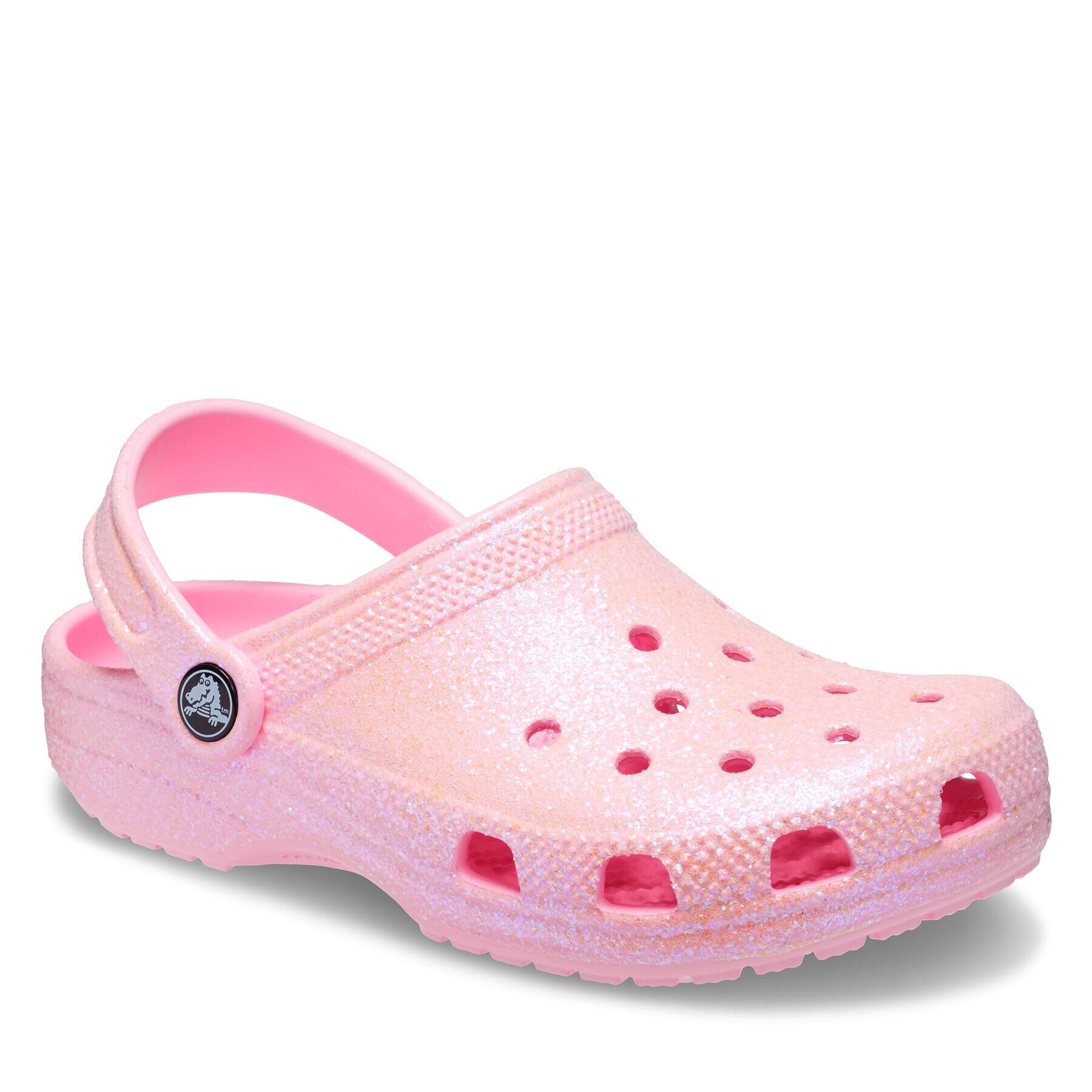 Crocs Dreváky Classic Glitter Clog K 206993 Ružová - Pepit.sk