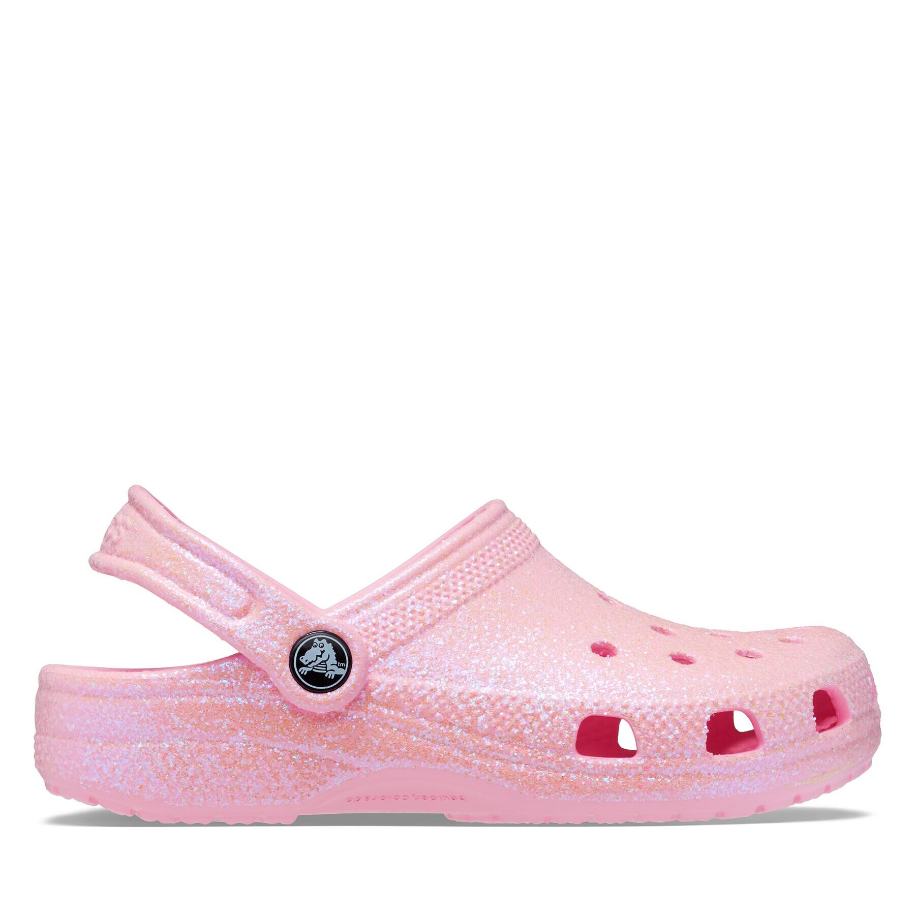 Crocs Dreváky Classic Glitter Clog K 206993 Ružová - Pepit.sk