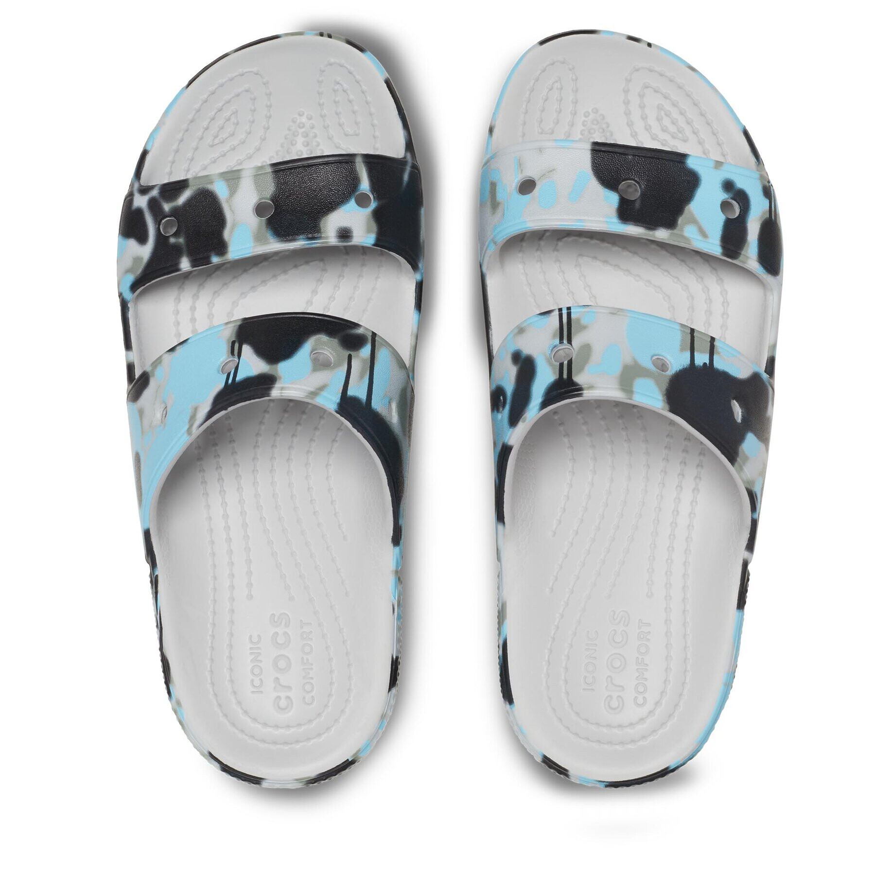 Crocs Sandále Classic Spray Camo Sandal 208253 Sivá - Pepit.sk