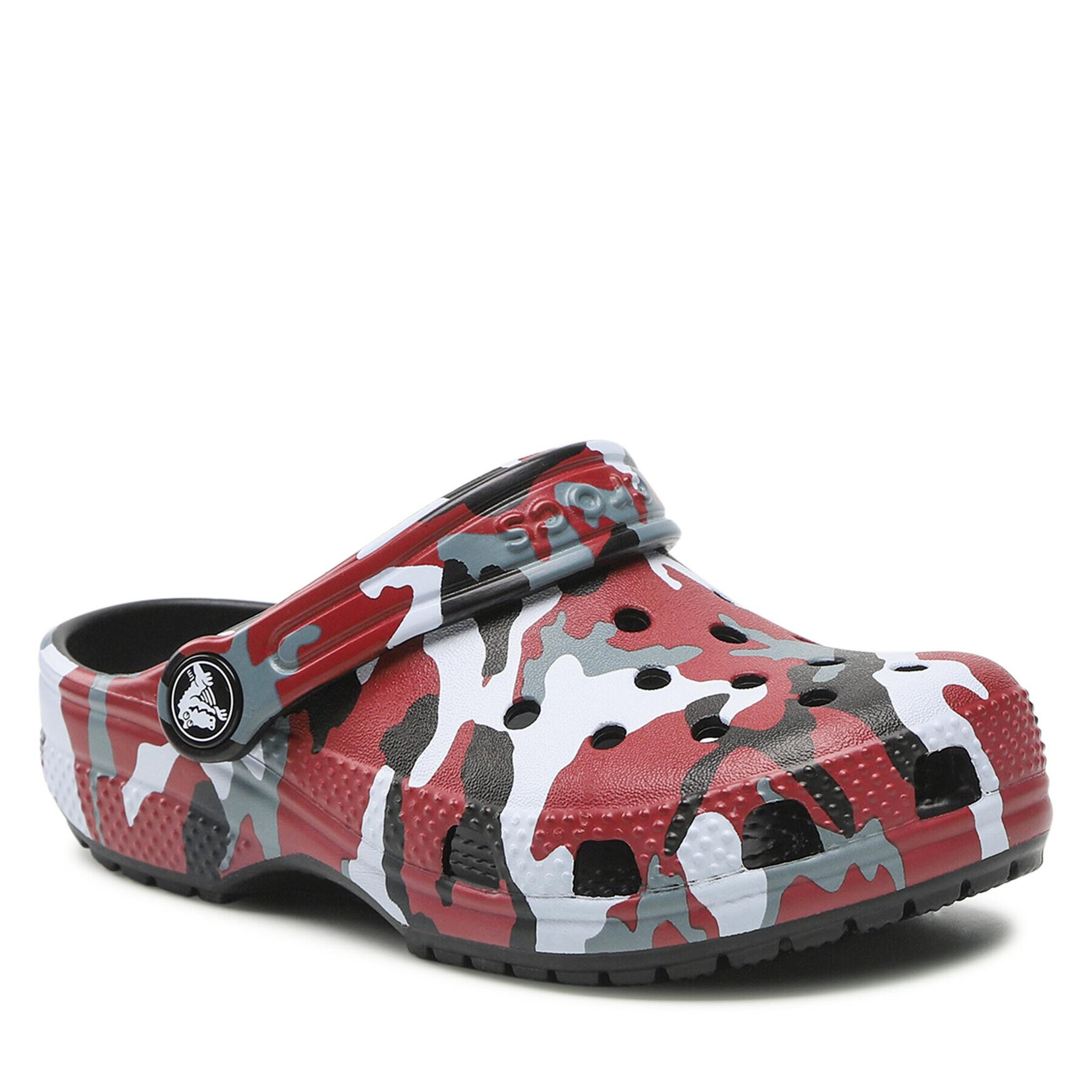 Crocs Šľapky Classic Camo Clog 207594 Červená - Pepit.sk