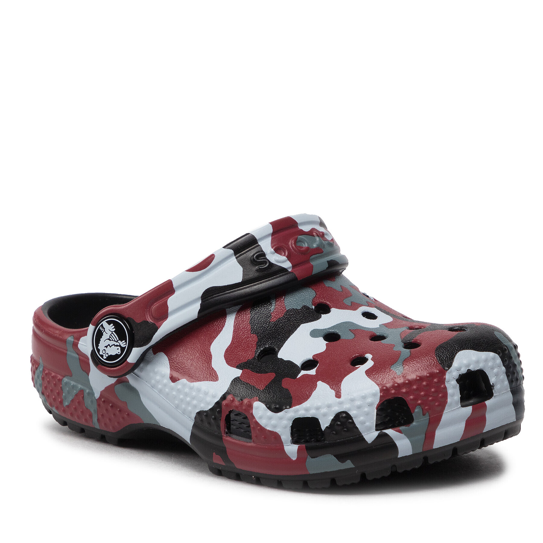 Crocs Šľapky Classic Camo Clog T 207593 Červená - Pepit.sk