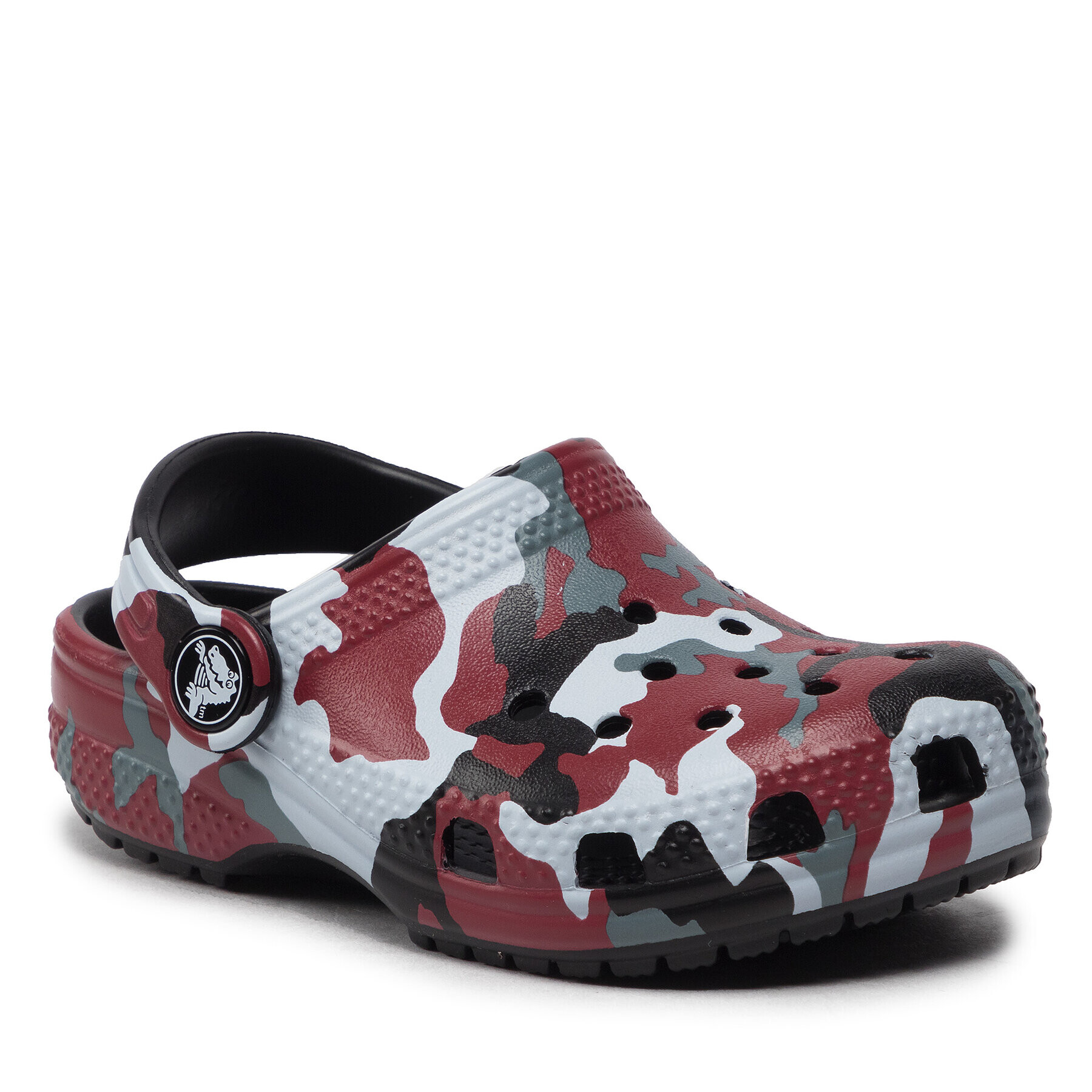 Crocs Šľapky Classic Camo Clog T 207593 Červená - Pepit.sk