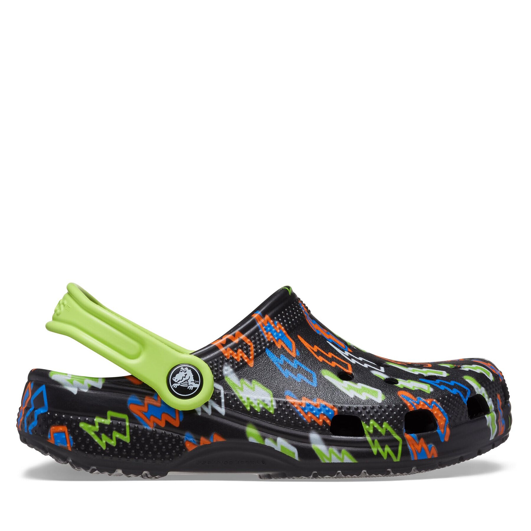 Crocs Šľapky Classic Lightning Bolt Clog Kids 208307 Čierna - Pepit.sk