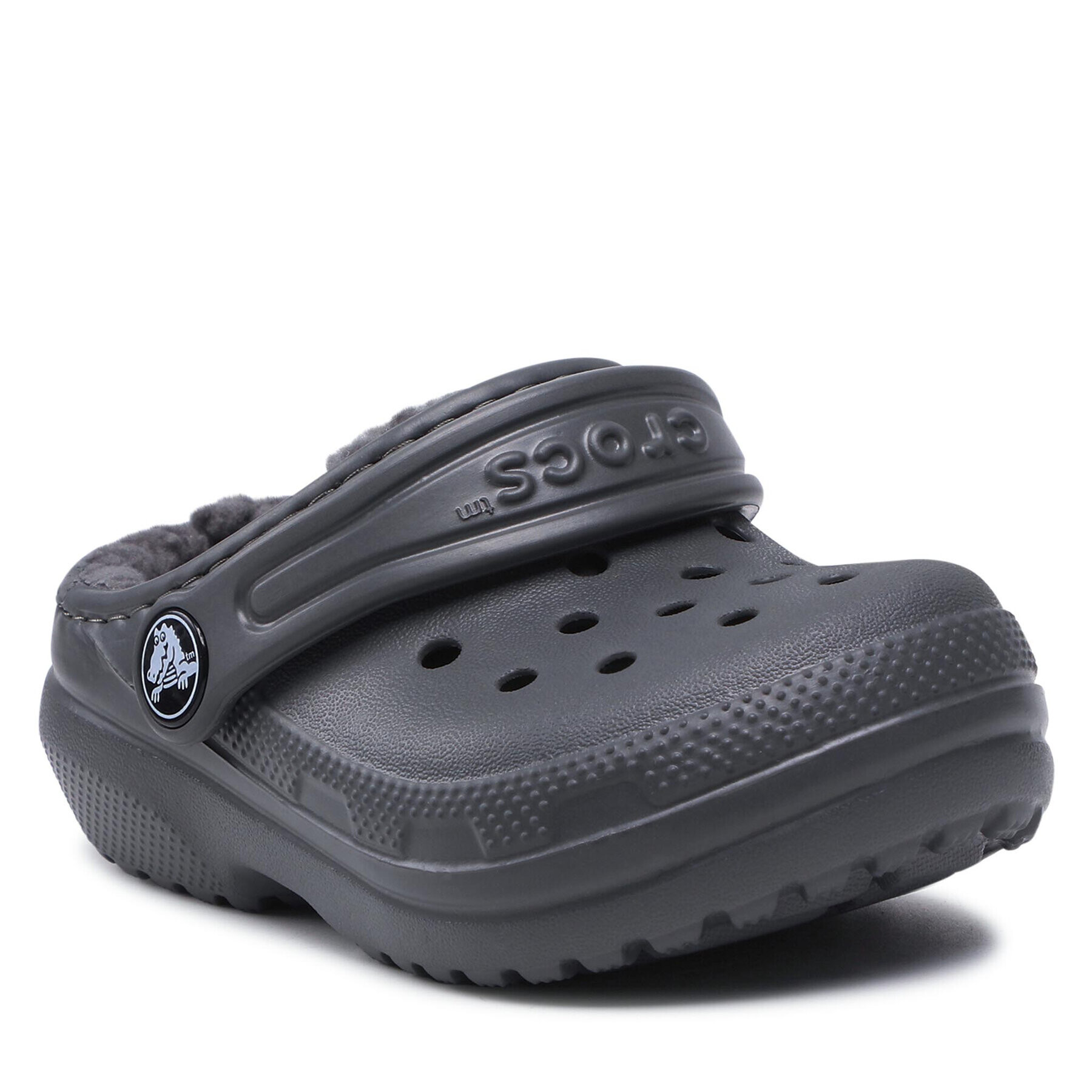 Crocs Šľapky Classic Lined Clog K 203506 Sivá - Pepit.sk