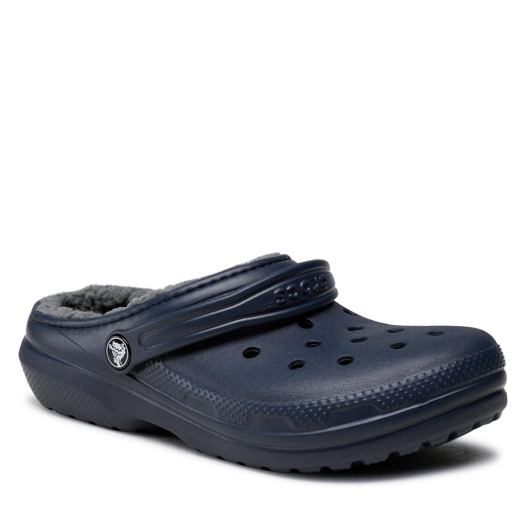 Crocs Šľapky Classic Lined Clog K 203506 Tmavomodrá - Pepit.sk