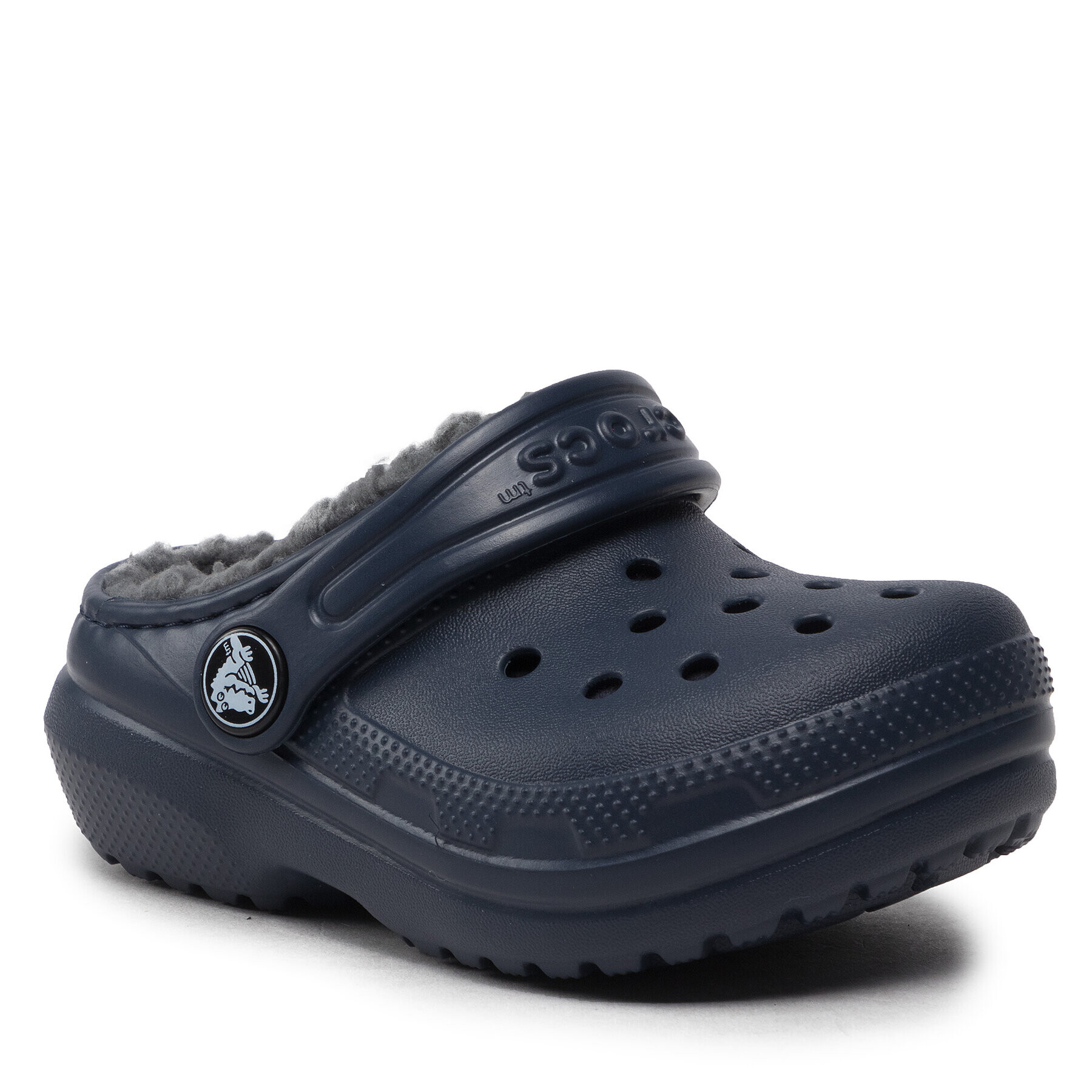 Crocs Šľapky Classic Lined Clog T 207009 Tmavomodrá - Pepit.sk