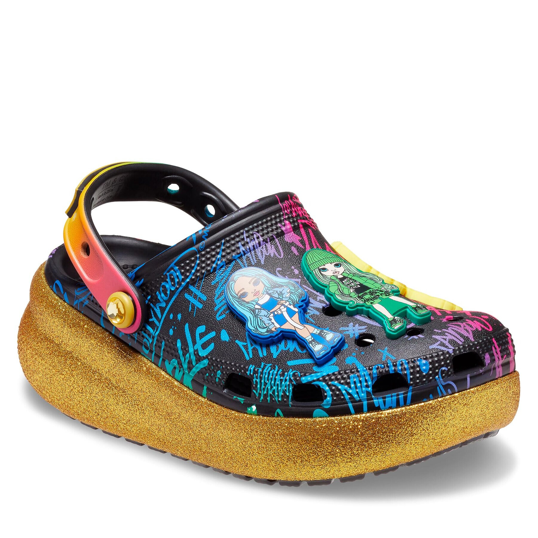 Crocs Šľapky Classic Rainbow High Cutie Clog Kids 208116 Farebná - Pepit.sk