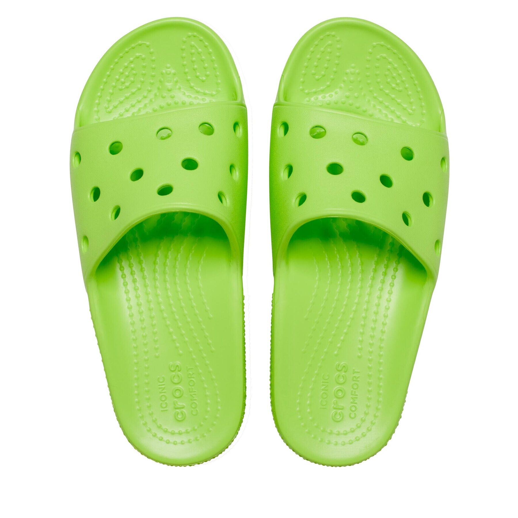 Crocs Šľapky Classic Slide Kids 206396 Zelená - Pepit.sk