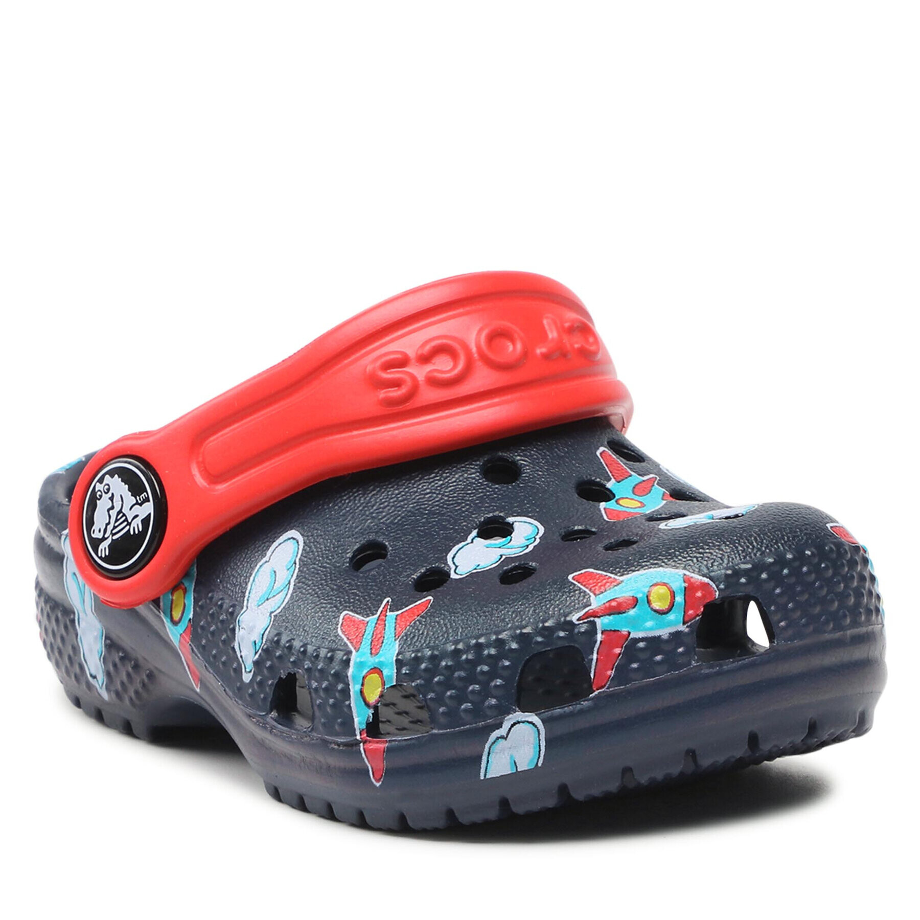 Crocs Šľapky Classic Toddler Printed Clog Kids 207321 Tmavomodrá - Pepit.sk