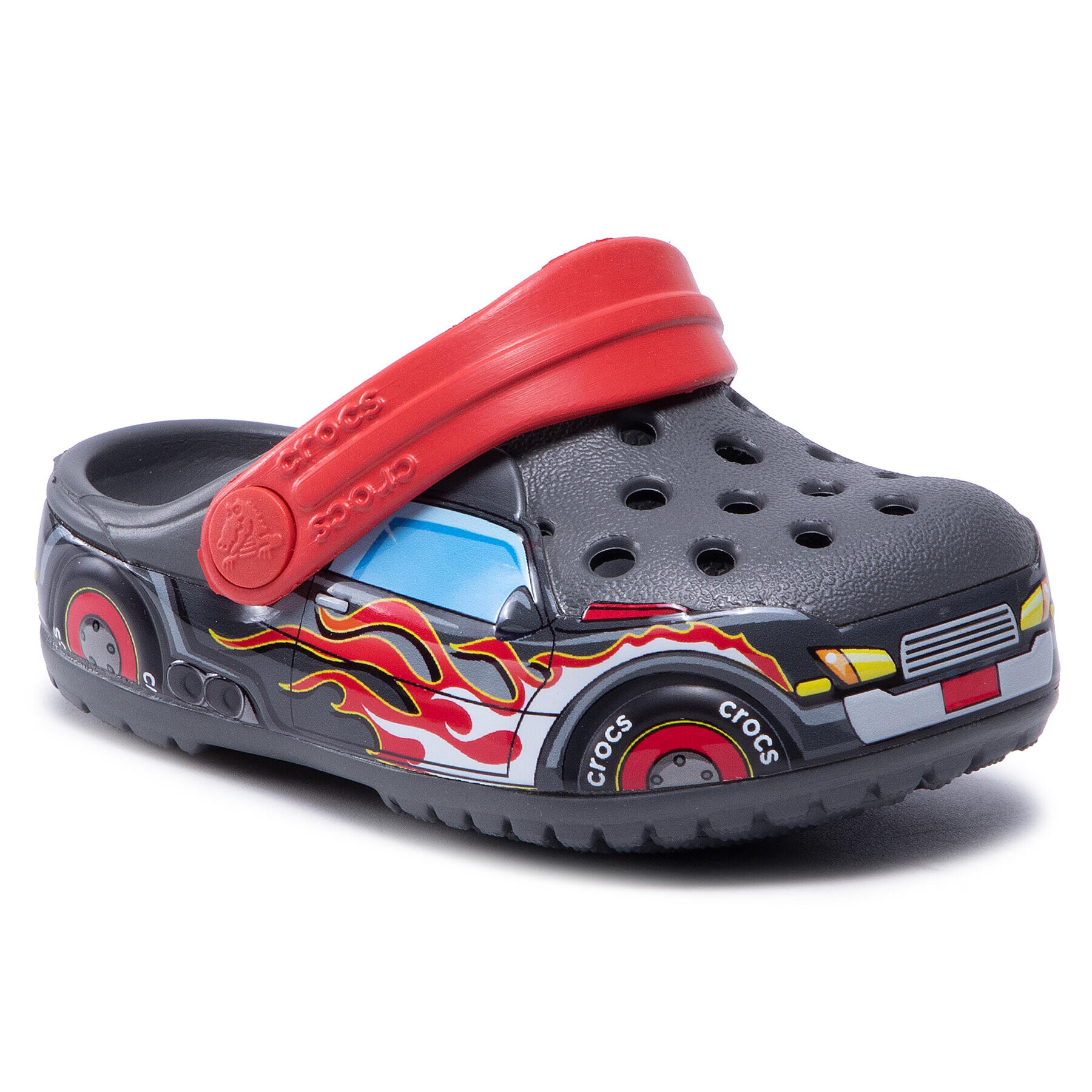 Crocs Šľapky Fitruckbandclog K 207074 Sivá - Pepit.sk