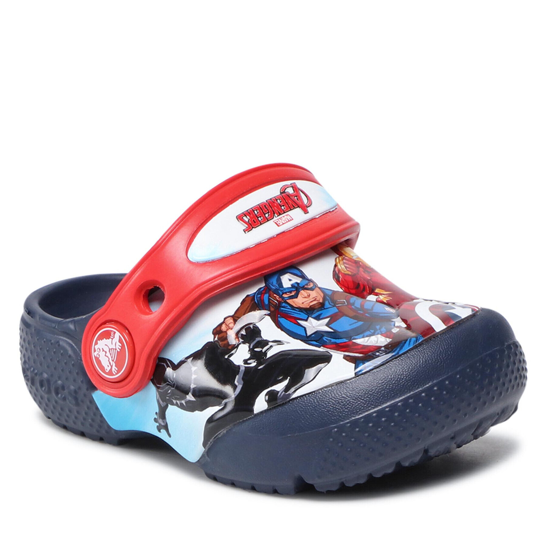 Crocs Šľapky fl Avengers Patch Classic Clog T 206740 Tmavomodrá - Pepit.sk