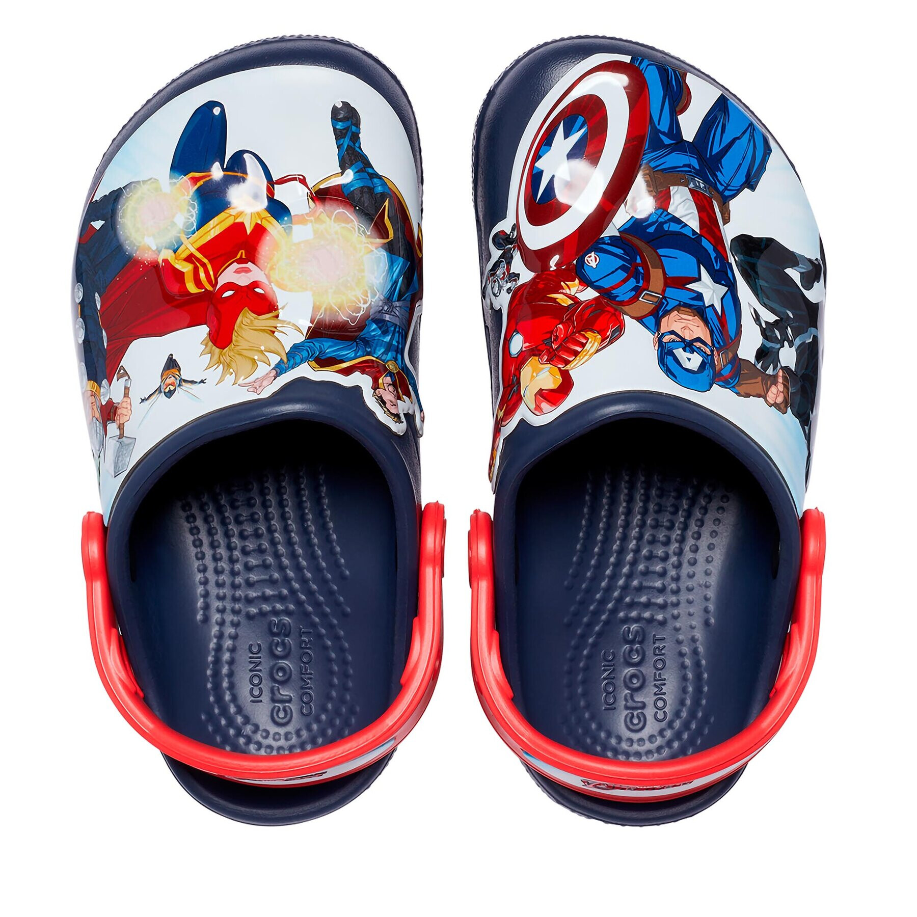 Crocs Šľapky Fl Avengers Patch Clog 207069 Tmavomodrá - Pepit.sk