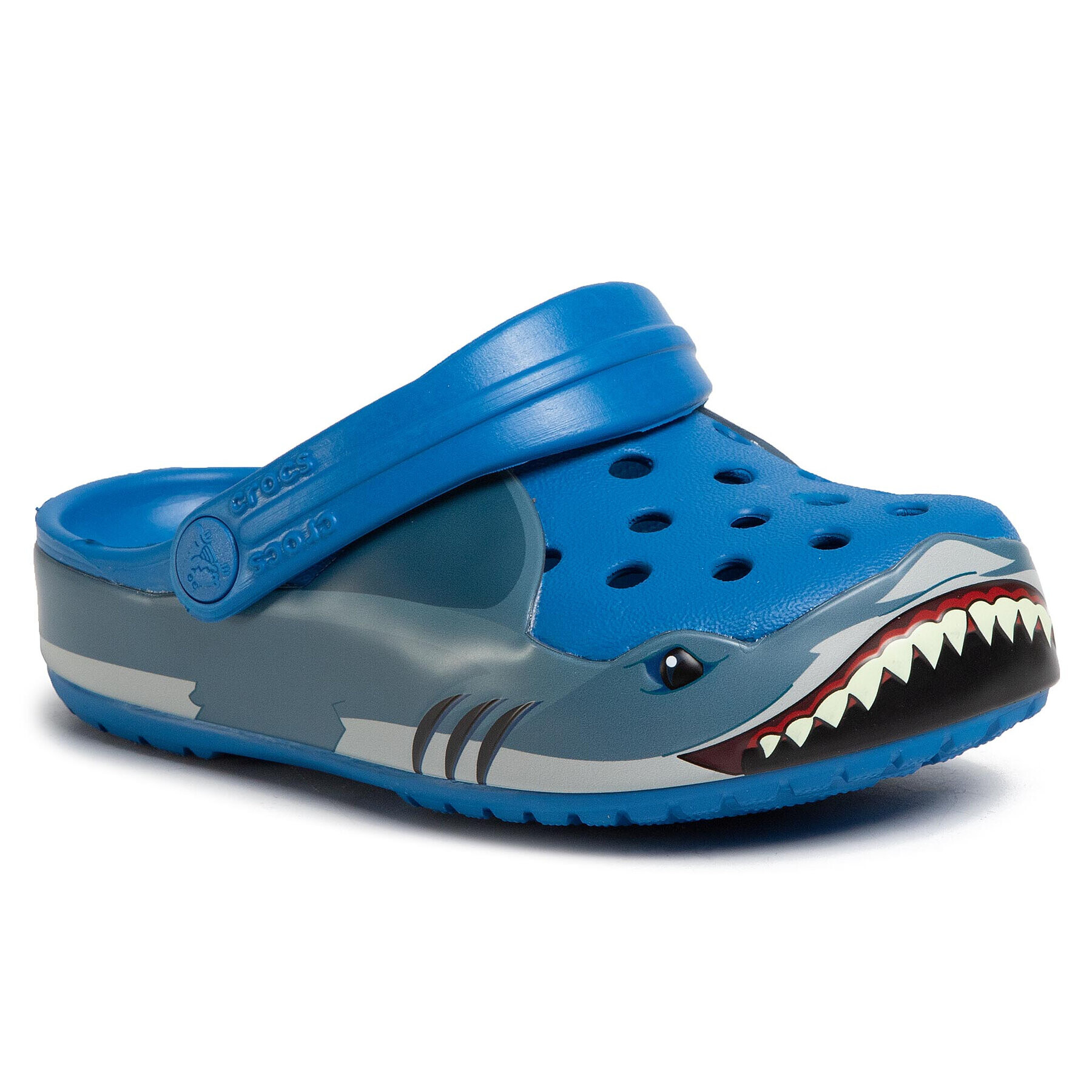 Crocs Šľapky Fun Lab Shark Band Clg K 206271 Modrá - Pepit.sk