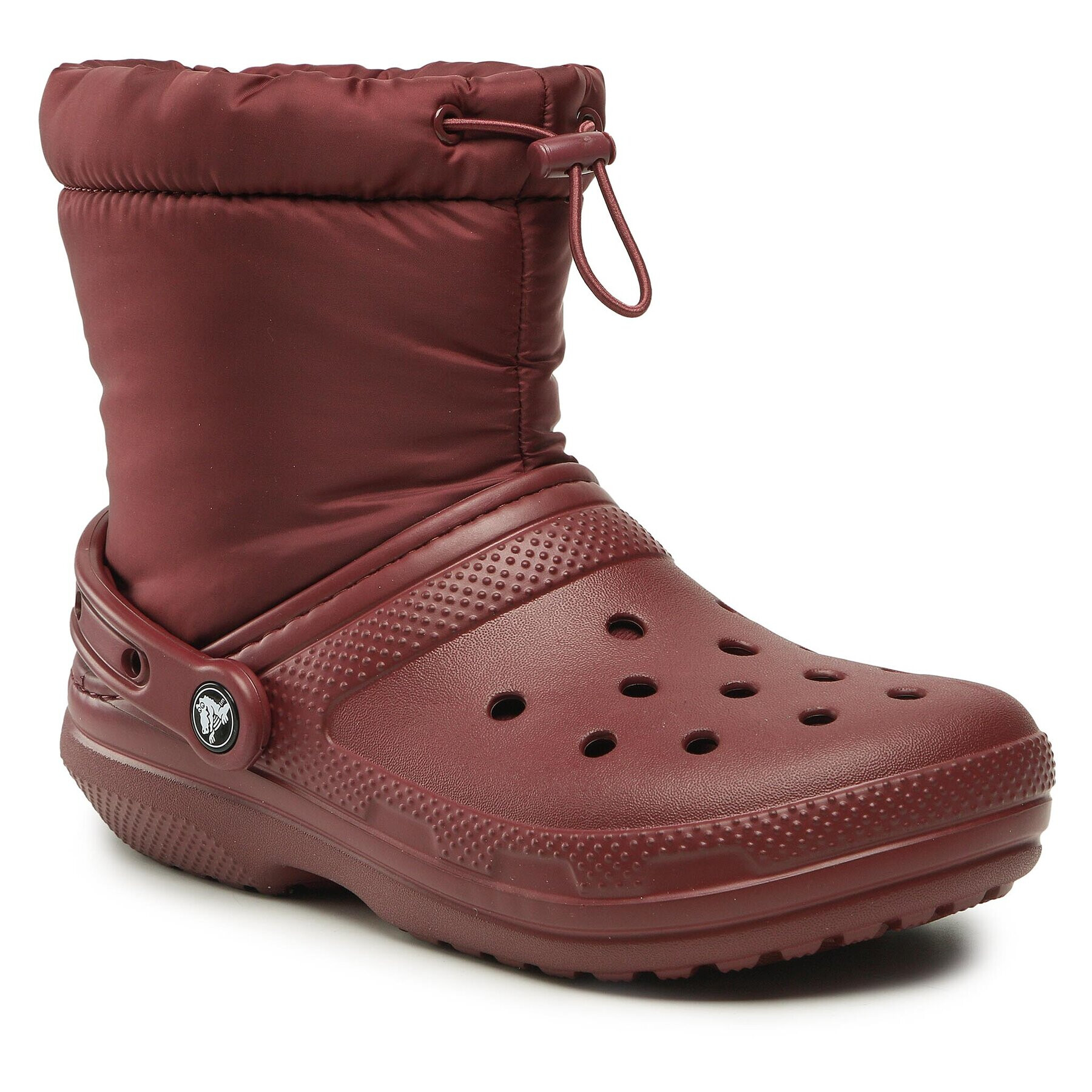 Crocs Snehule Classic Lined Neo Puff Boot 206630 Bordová - Pepit.sk