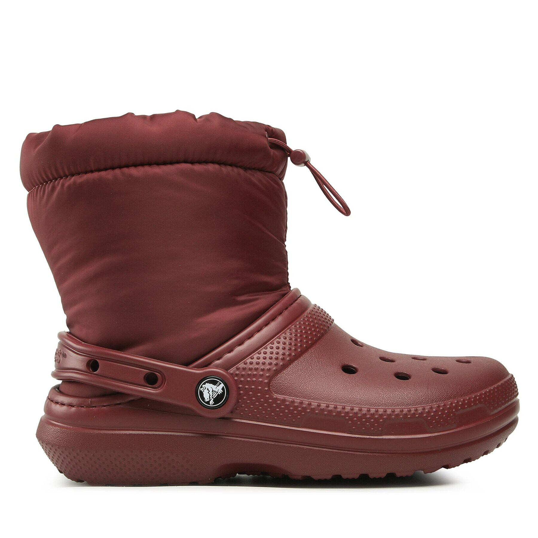 Crocs Snehule Classic Lined Neo Puff Boot 206630 Bordová - Pepit.sk