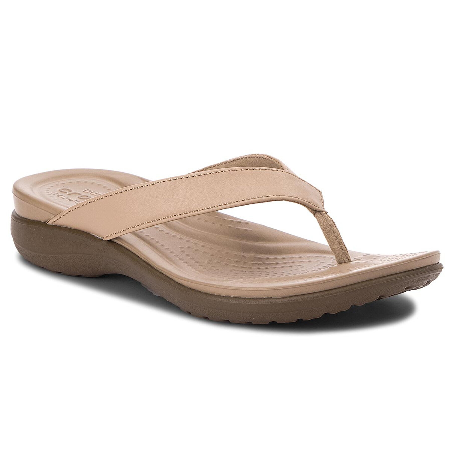 Crocs Žabky Capri V Flip W 202502 Béžová - Pepit.sk