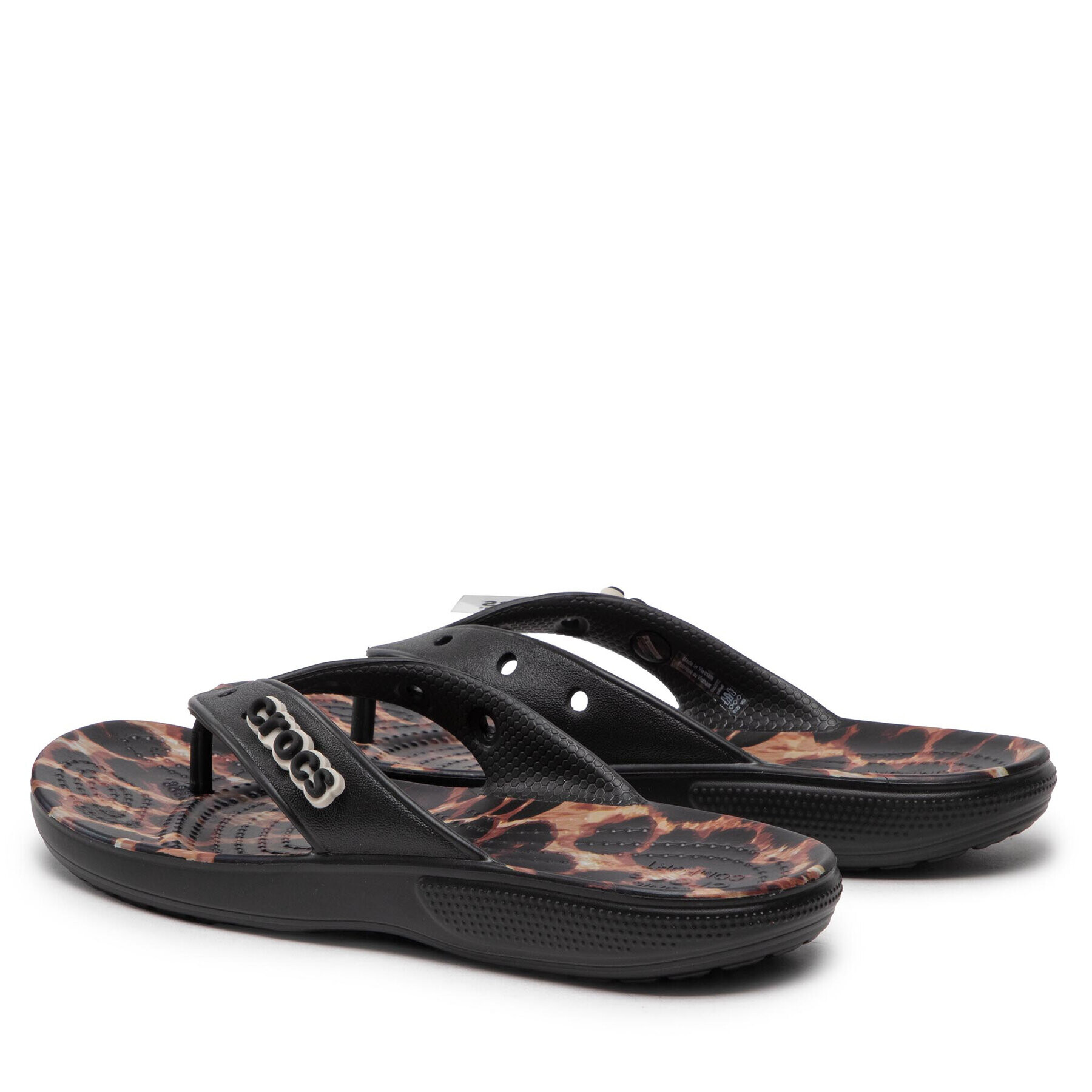 Crocs Žabky Classic animalremix Flip 207872 Čierna - Pepit.sk