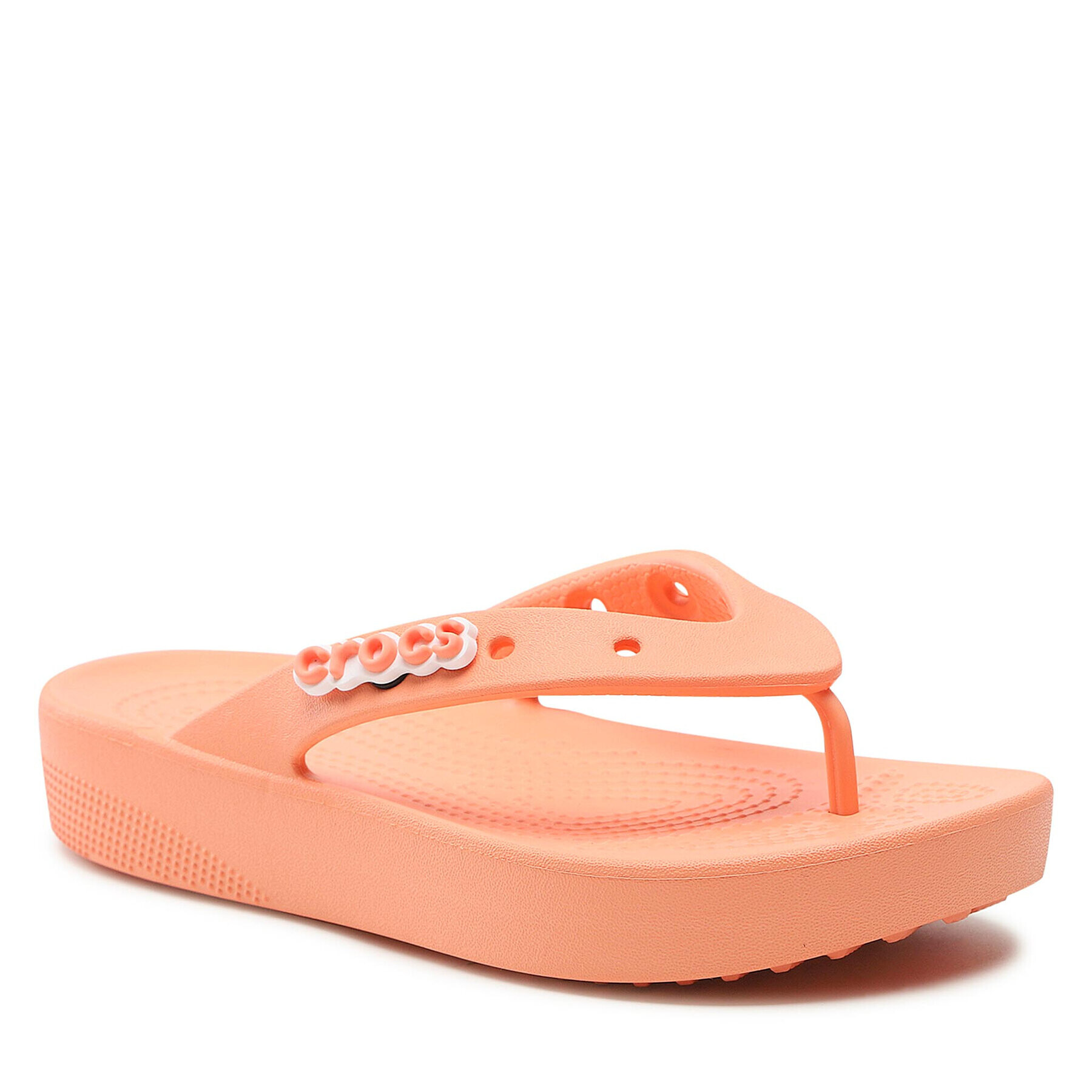 Crocs Žabky Classic Platform Flip W 207714 Oranžová - Pepit.sk