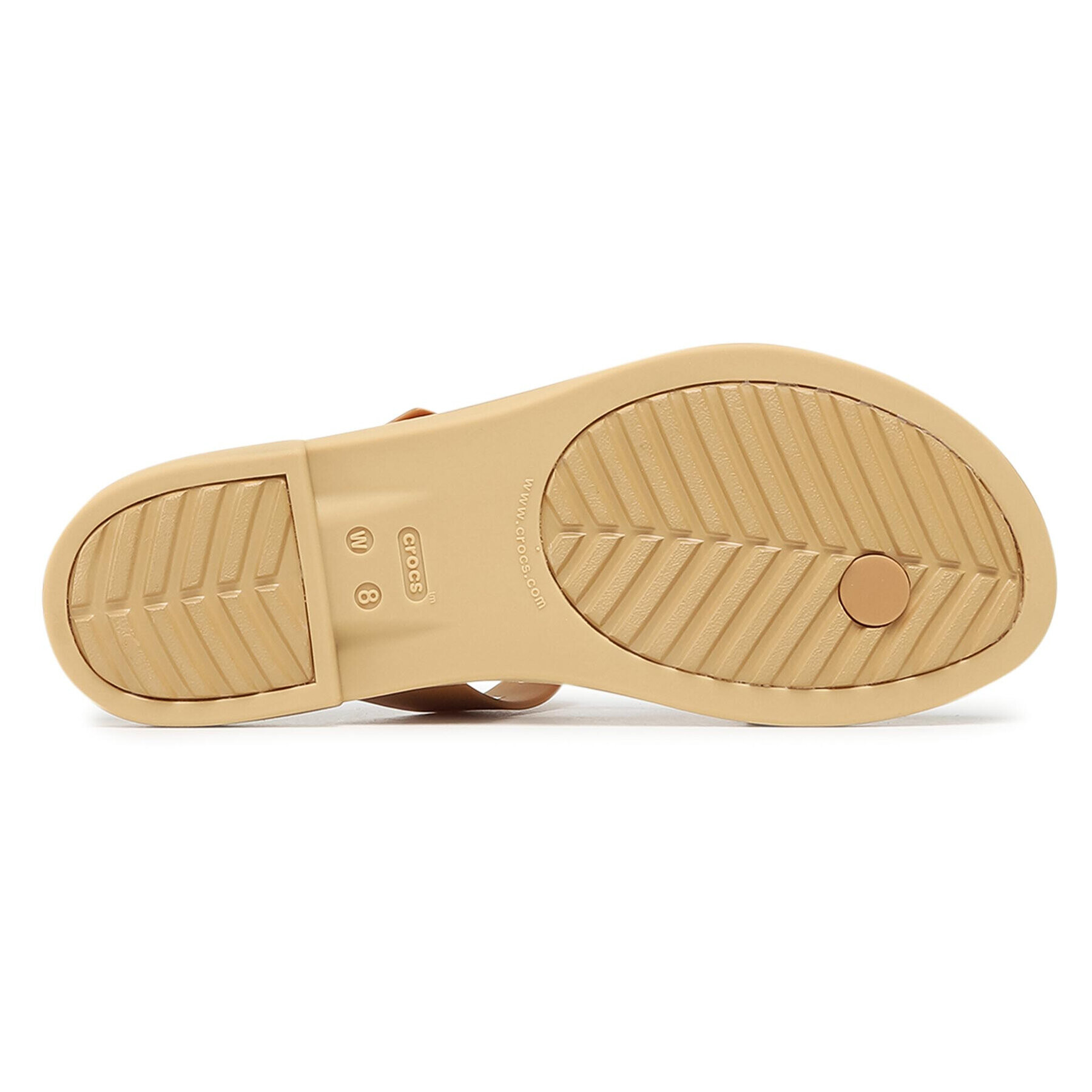 Crocs Žabky Tulum Toe Poost Sandal W 206108 Hnedá - Pepit.sk