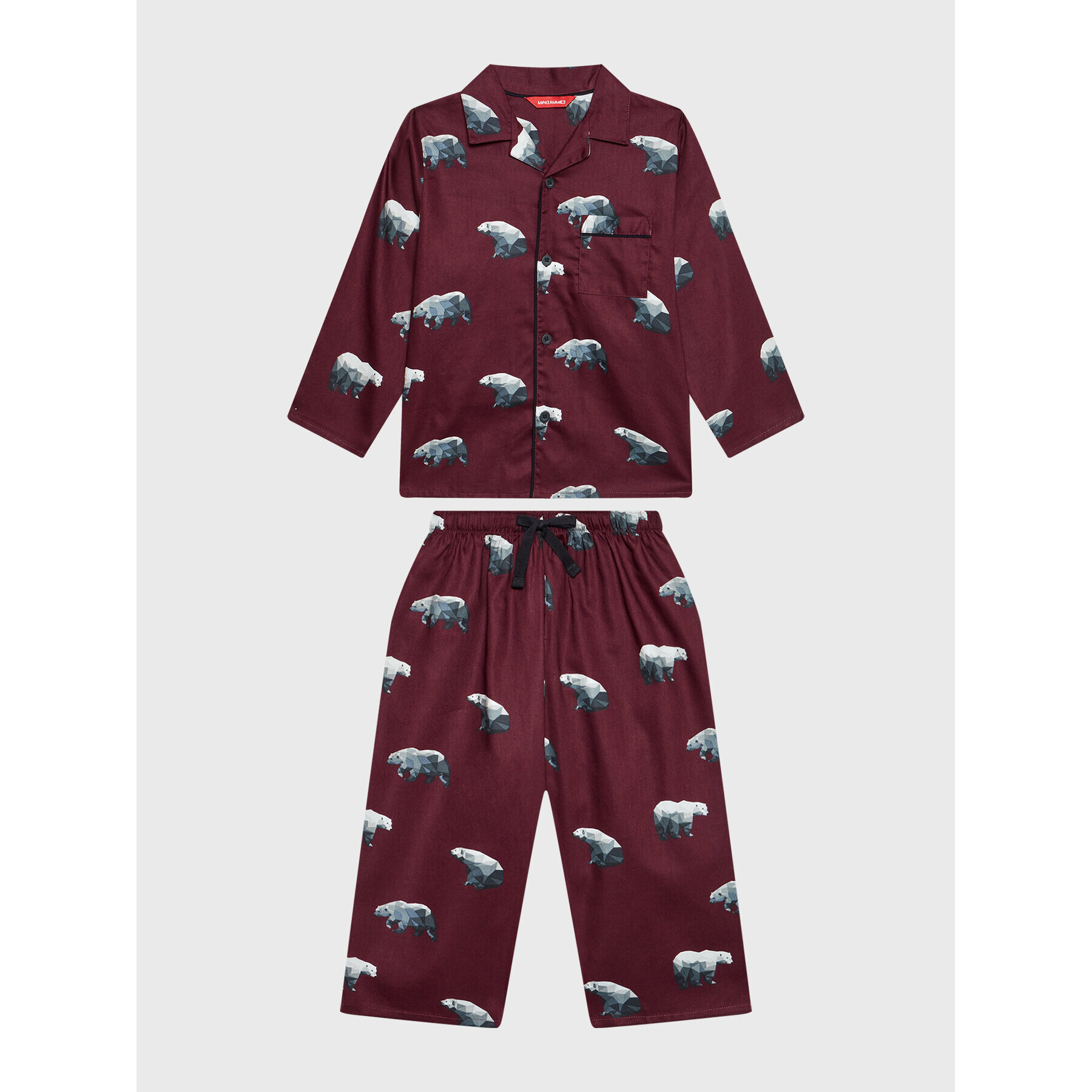 Cyberjammies Pyžamo Harley 6720 Bordová Relaxed Fit - Pepit.sk