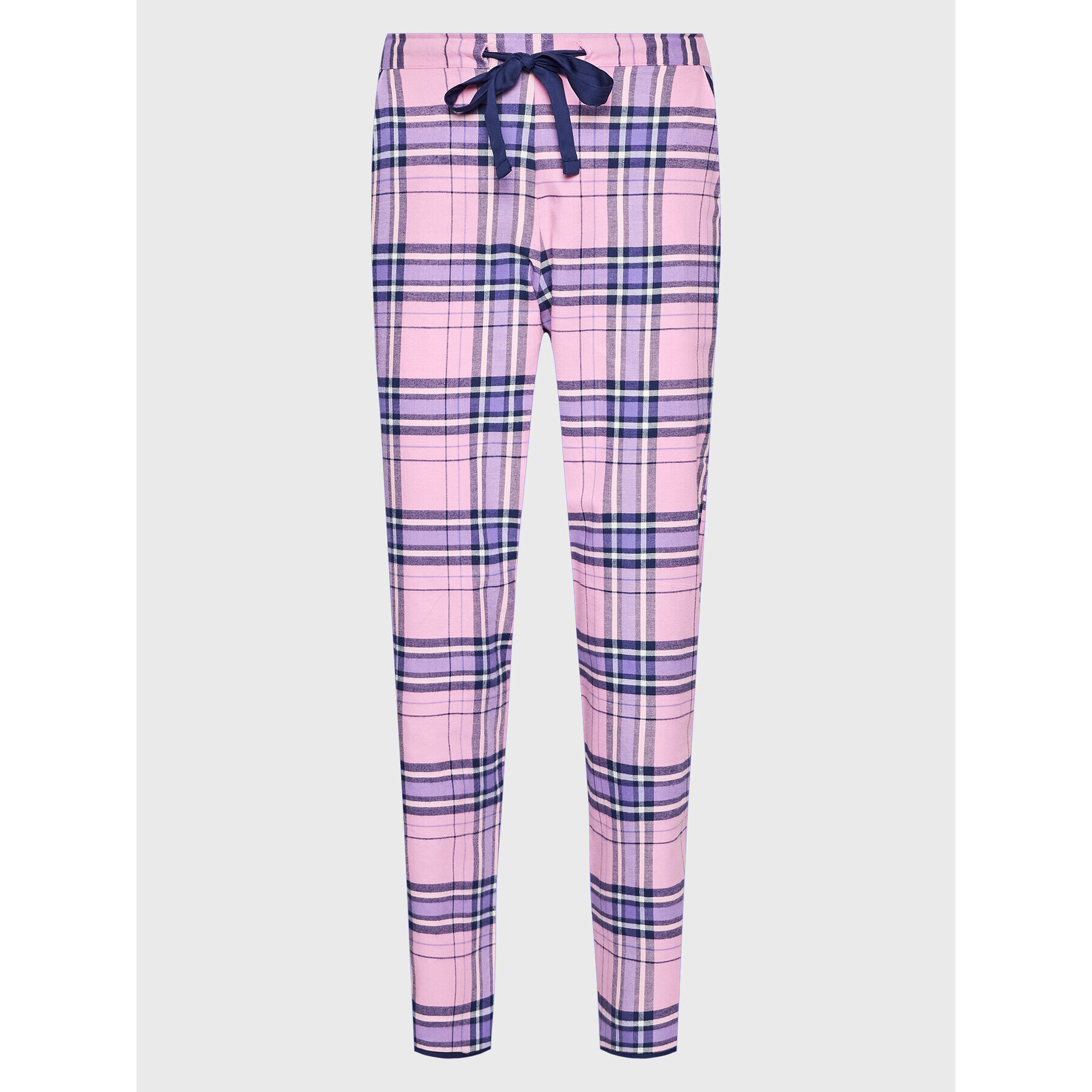 Cyberjammies Pyžamové nohavice Brushed Check 9464 Ružová Regular Fit - Pepit.sk