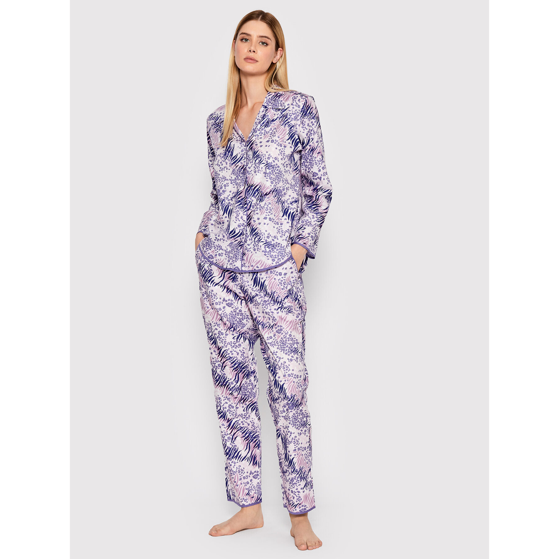 Cyberjammies Pyžamové nohavice Camila 9374 Fialová Relaxed Fit - Pepit.sk