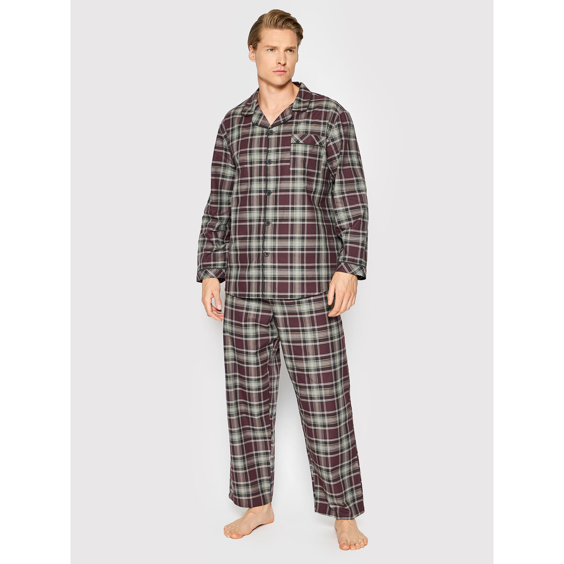 Cyberjammies Pyžamové nohavice Jack 6676 Bordová Regular Fit - Pepit.sk