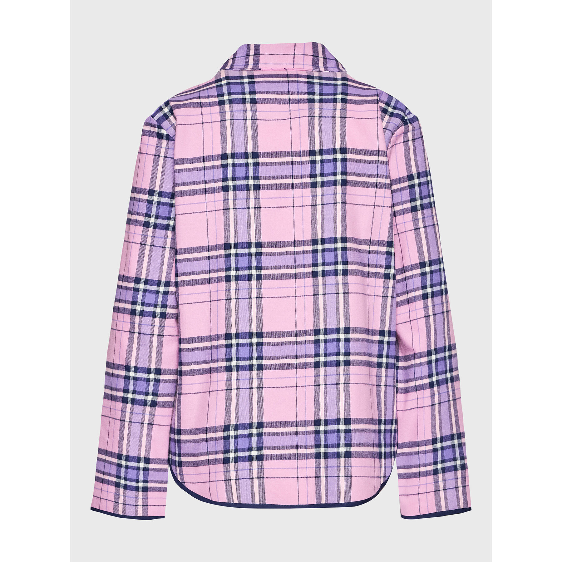 Cyberjammies Pyžamový top Brushed Check 9463 Ružová Regular Fit - Pepit.sk