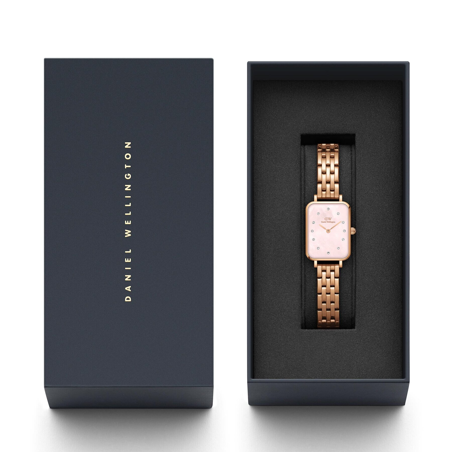 Daniel Wellington Hodinky Quadro DW00100621 Ružová - Pepit.sk