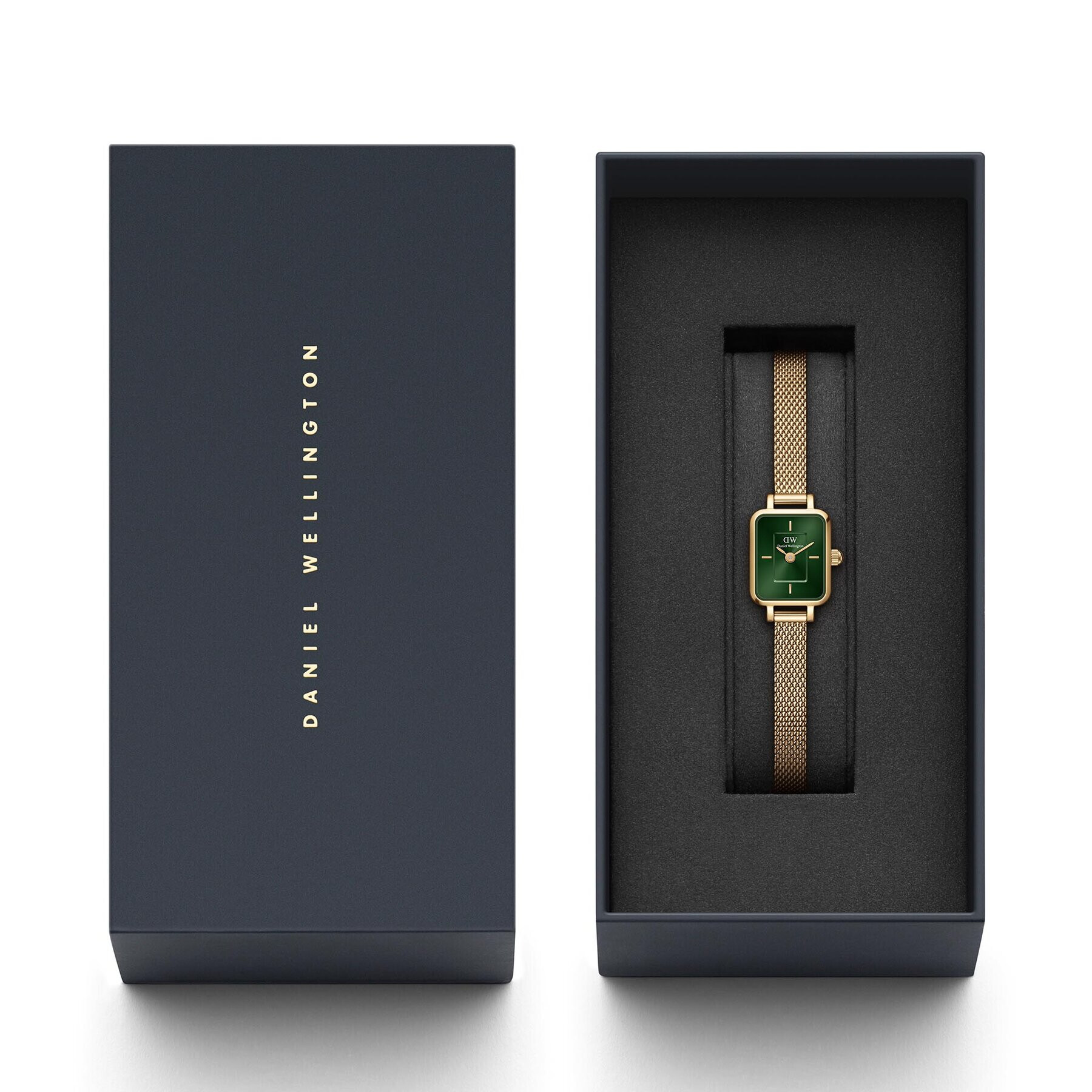 Daniel Wellington Hodinky Quadro Mini Evergold DW00100653 Zlatá - Pepit.sk