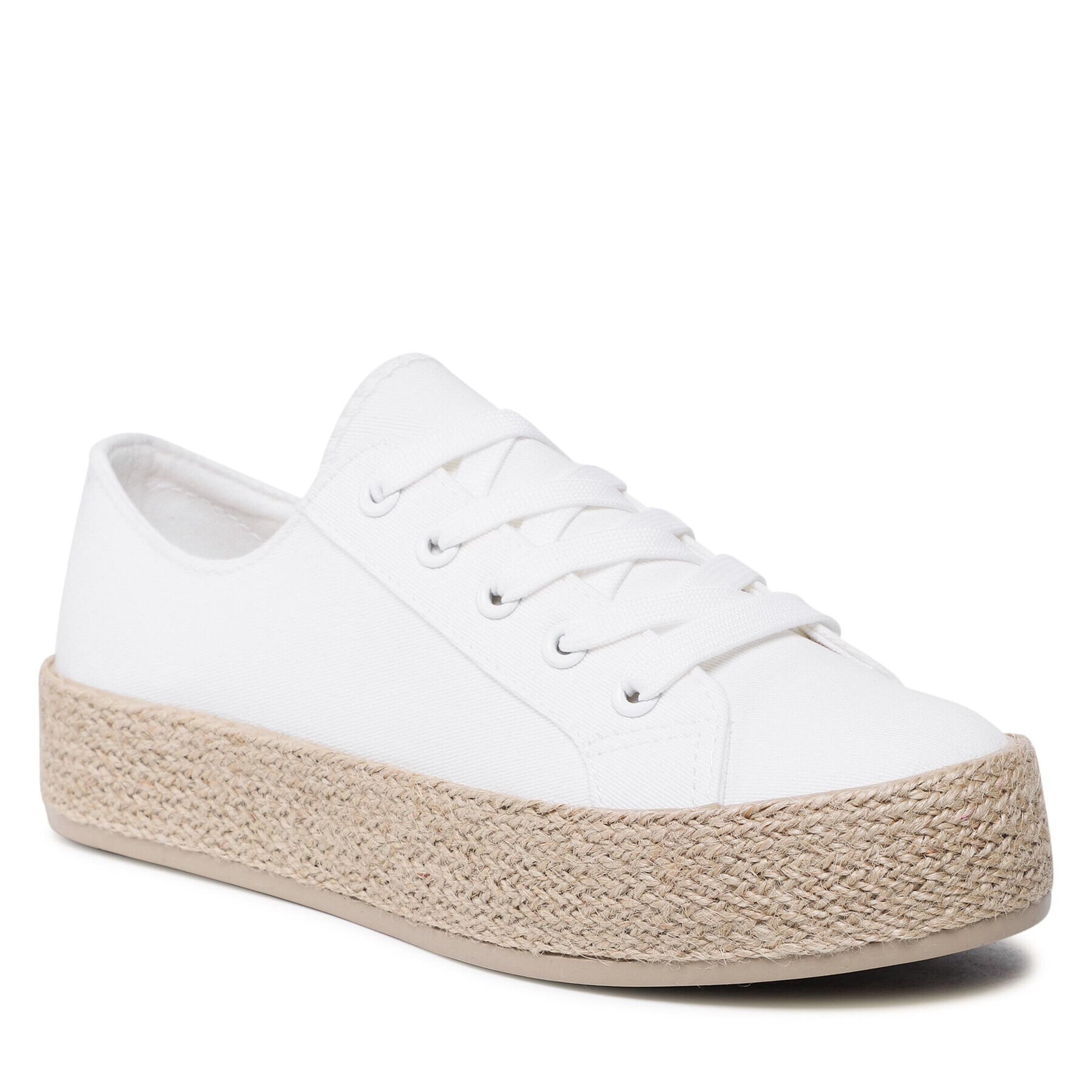 DeeZee Espadrilky WS19130-3 Biela - Pepit.sk