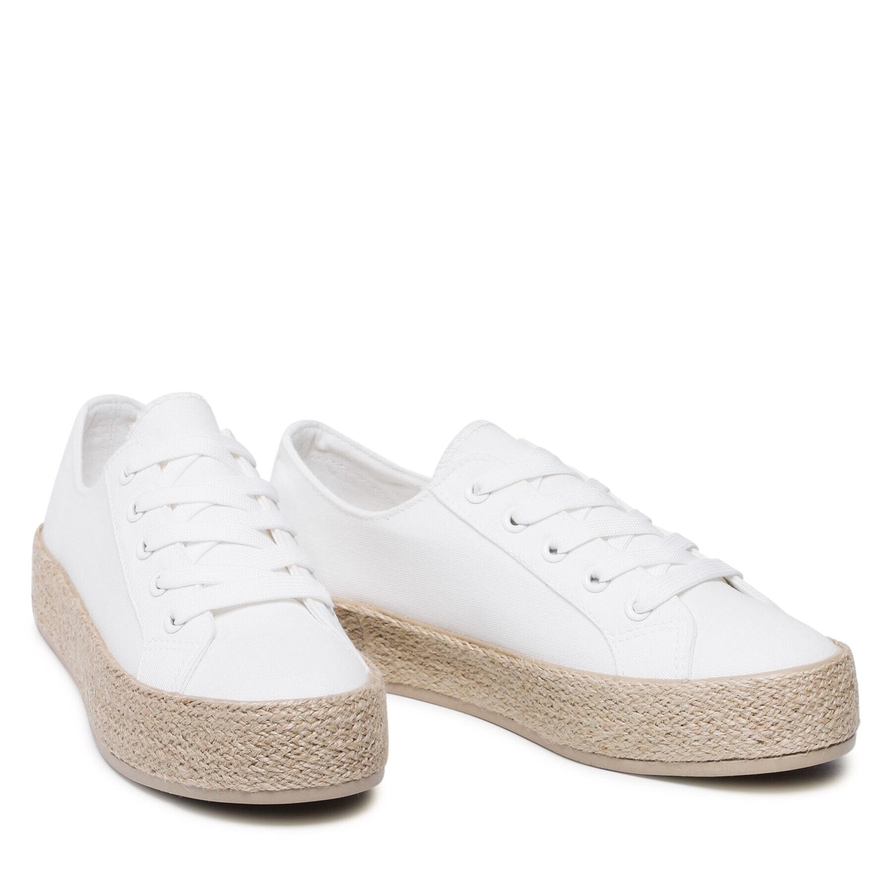 DeeZee Espadrilky WS19130-3 Biela - Pepit.sk