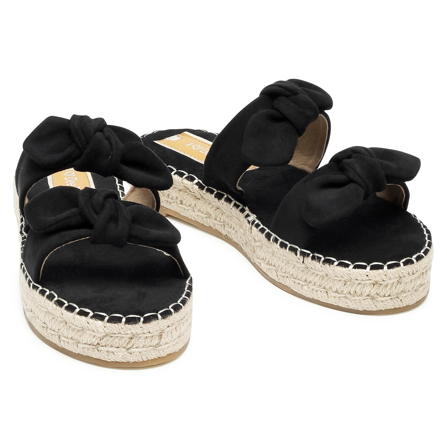 DeeZee Espadrilky WS19354-12 Čierna - Pepit.sk