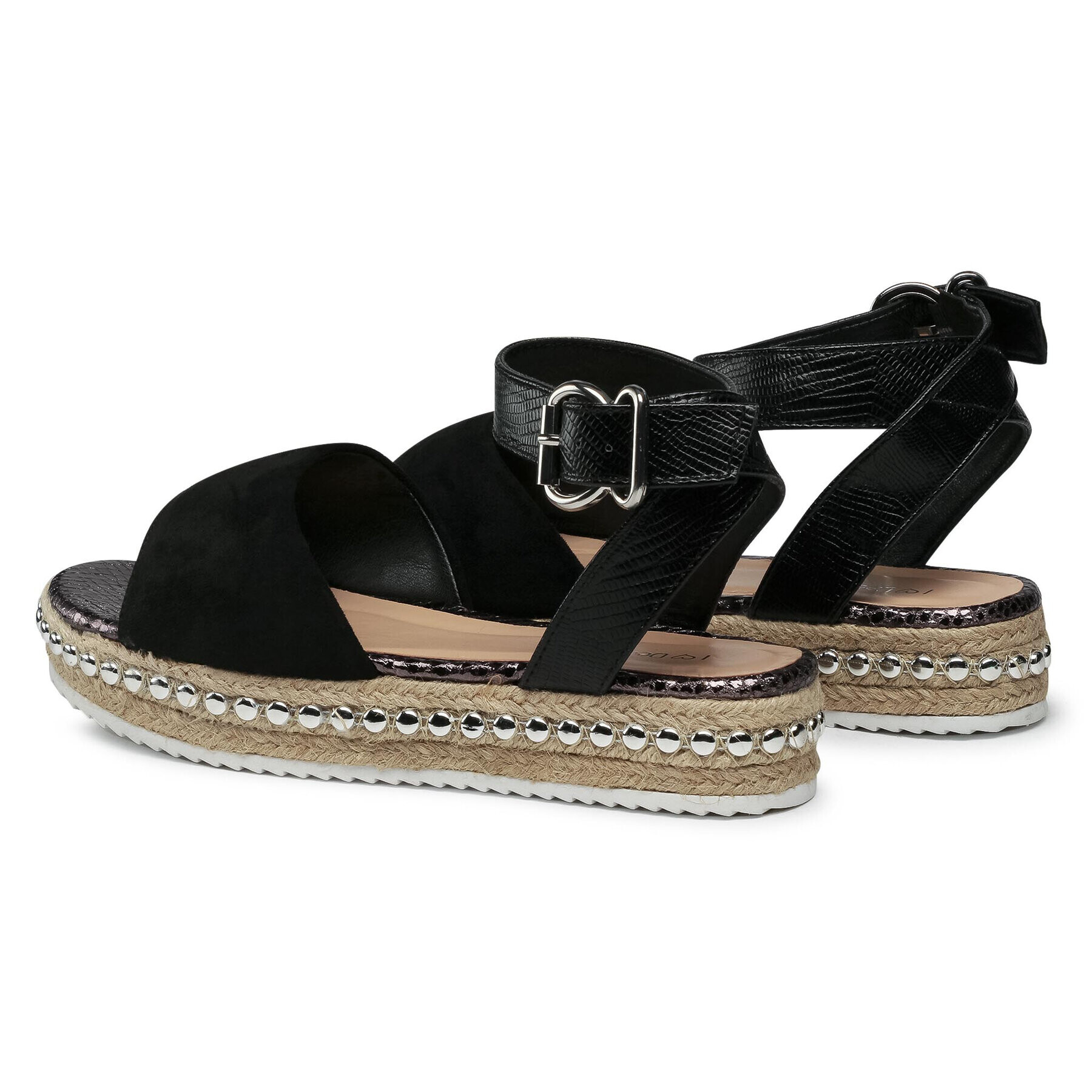 DeeZee Espadrilky WS210402-01 Čierna - Pepit.sk