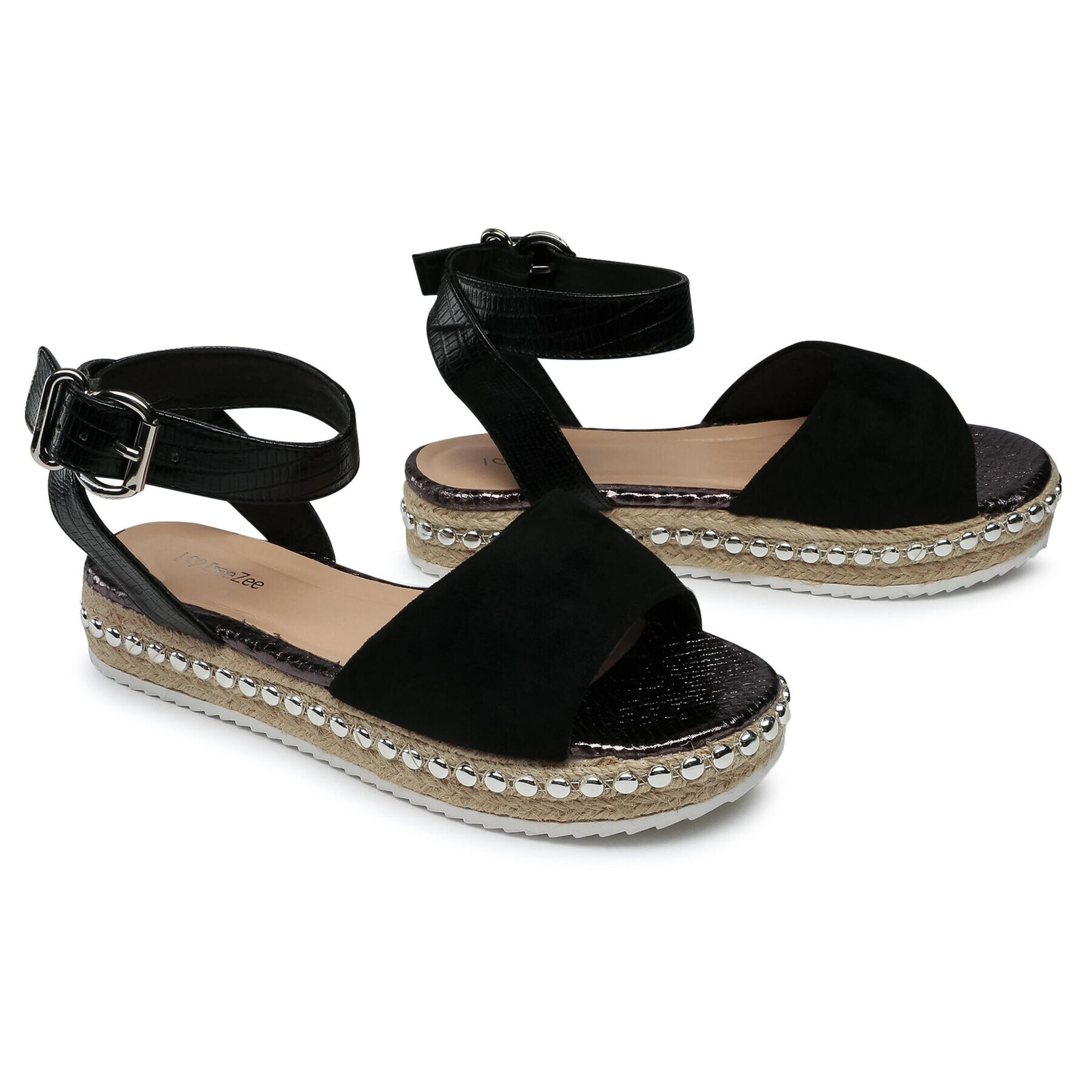 DeeZee Espadrilky WS210402-01 Čierna - Pepit.sk