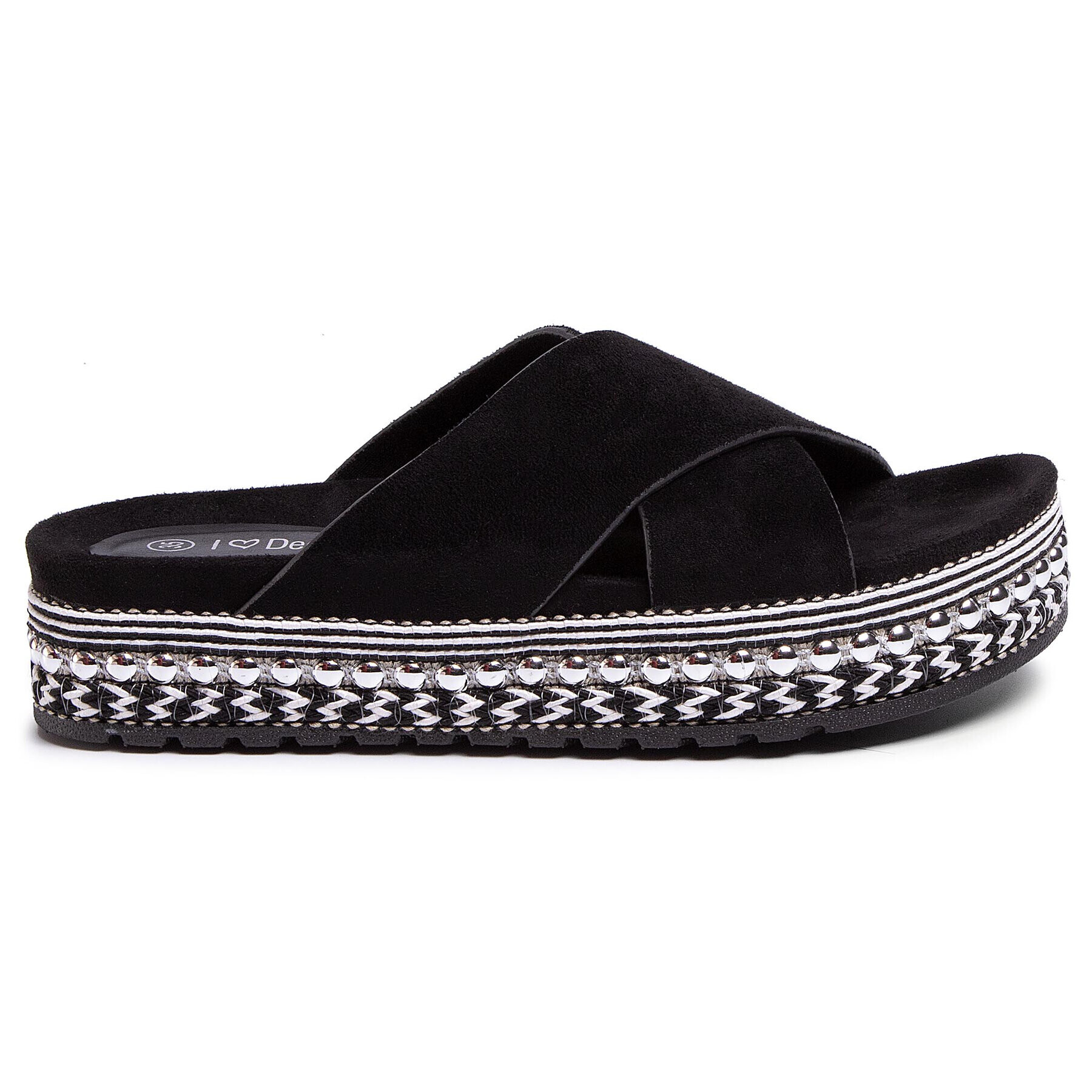 DeeZee Espadrilky WSHT2019-04 Čierna - Pepit.sk