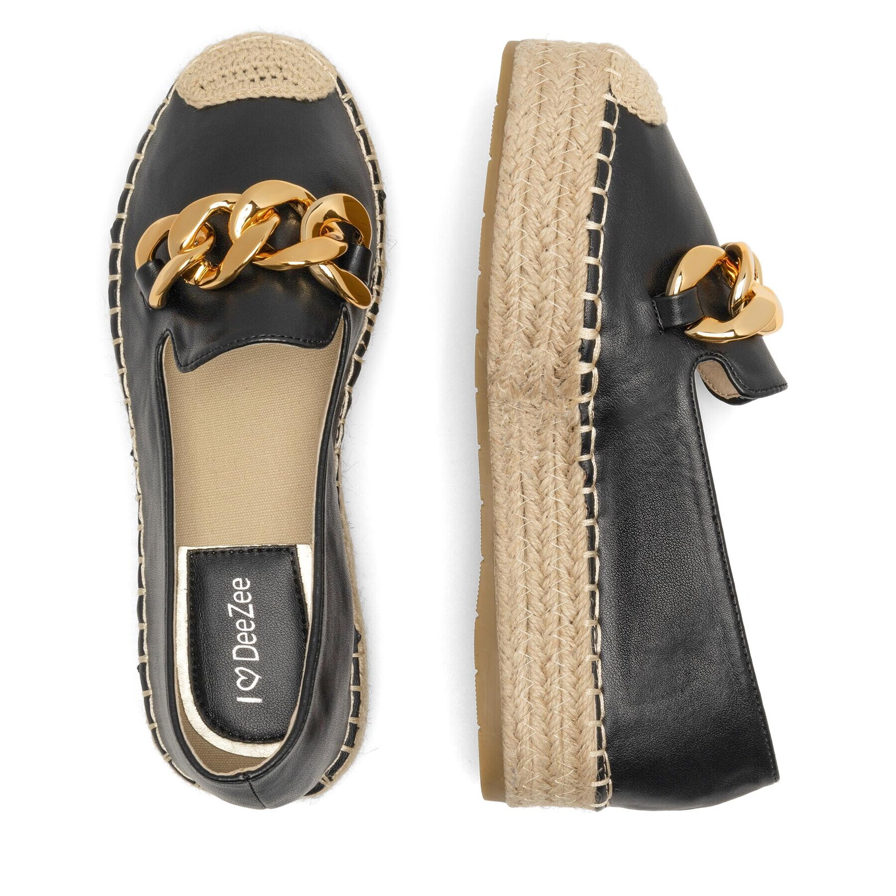 DeeZee Espadrilky WSS20375-27 Čierna - Pepit.sk