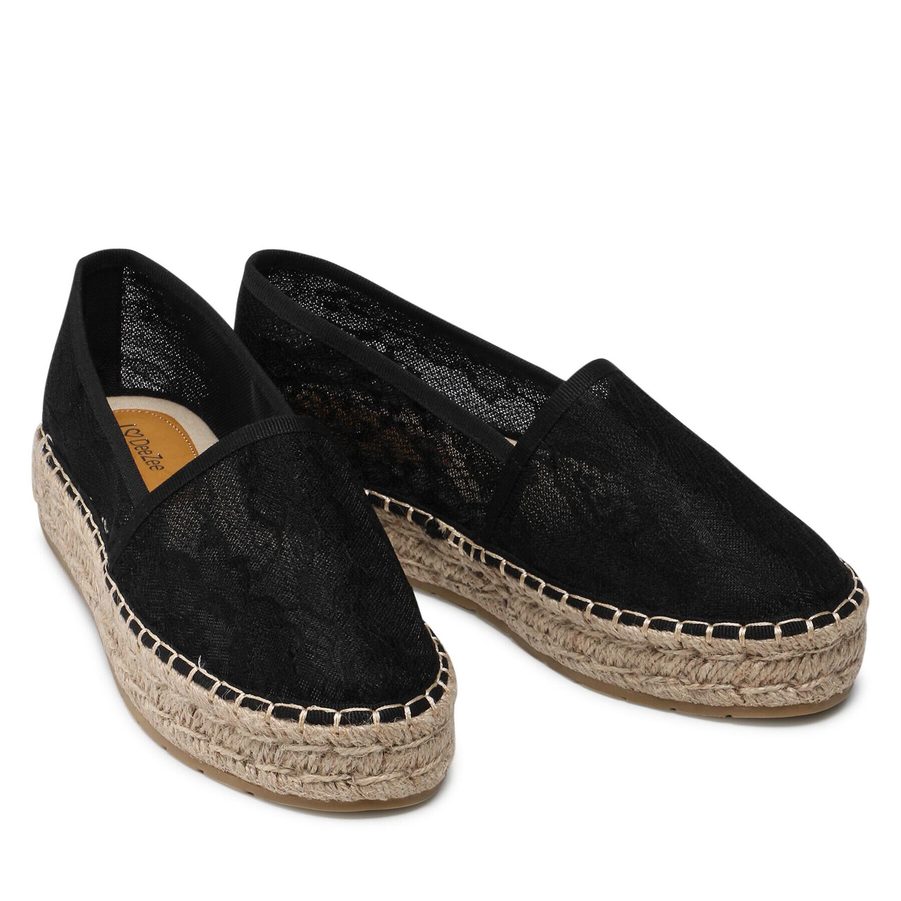 DeeZee Espadrilky WSS20375-50 Čierna - Pepit.sk