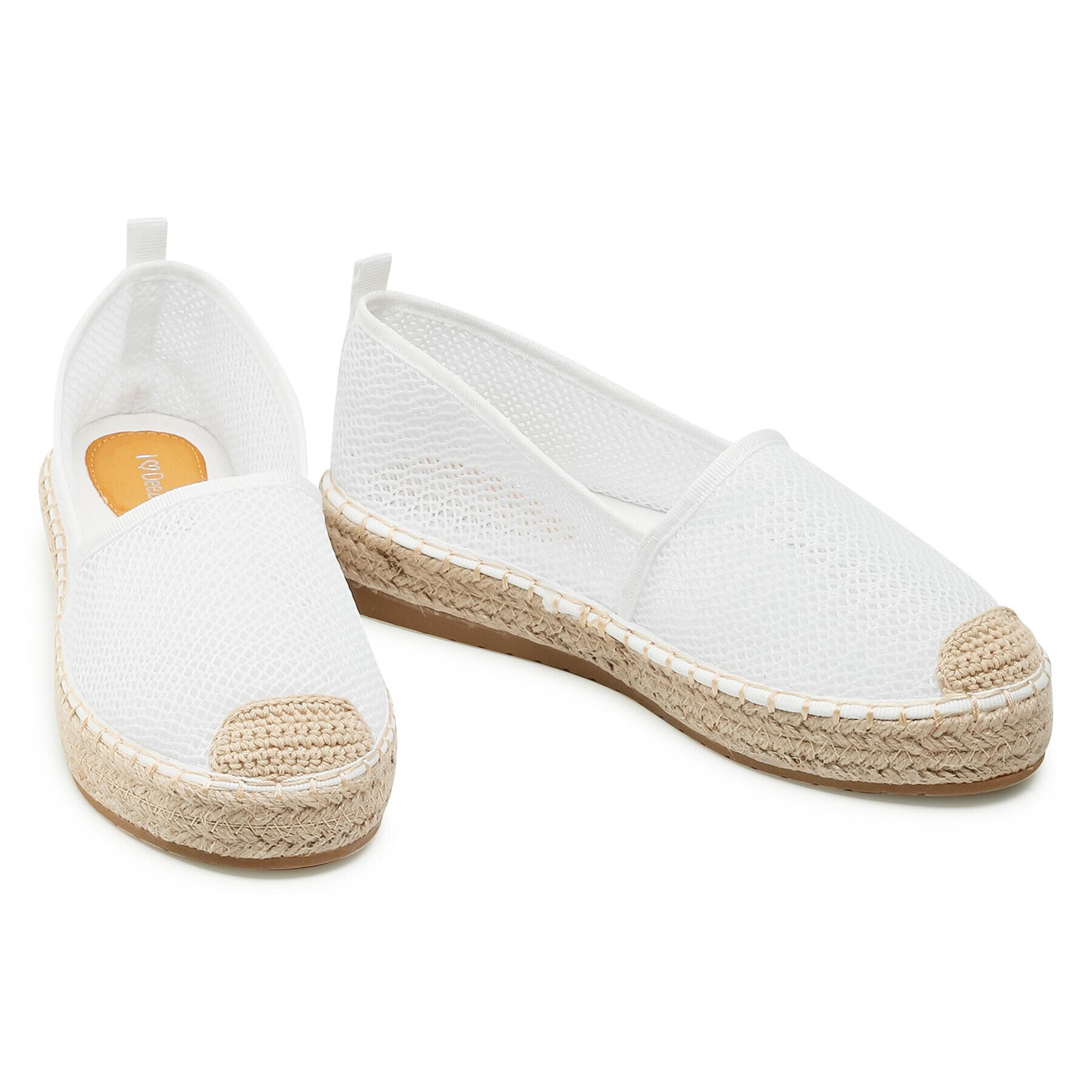 DeeZee Espadrilky WSS20378-02 Biela - Pepit.sk