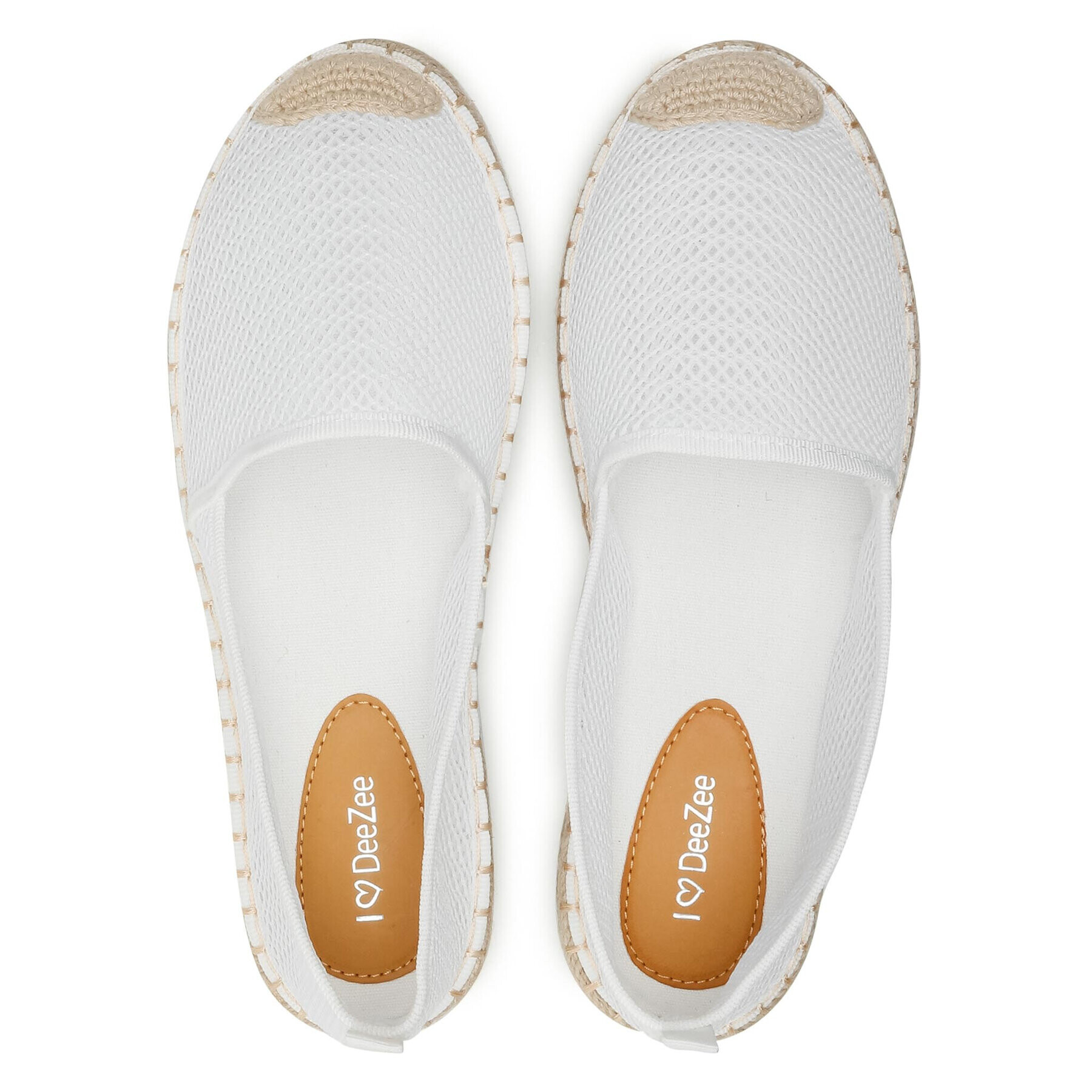 DeeZee Espadrilky WSS20378-02 Biela - Pepit.sk