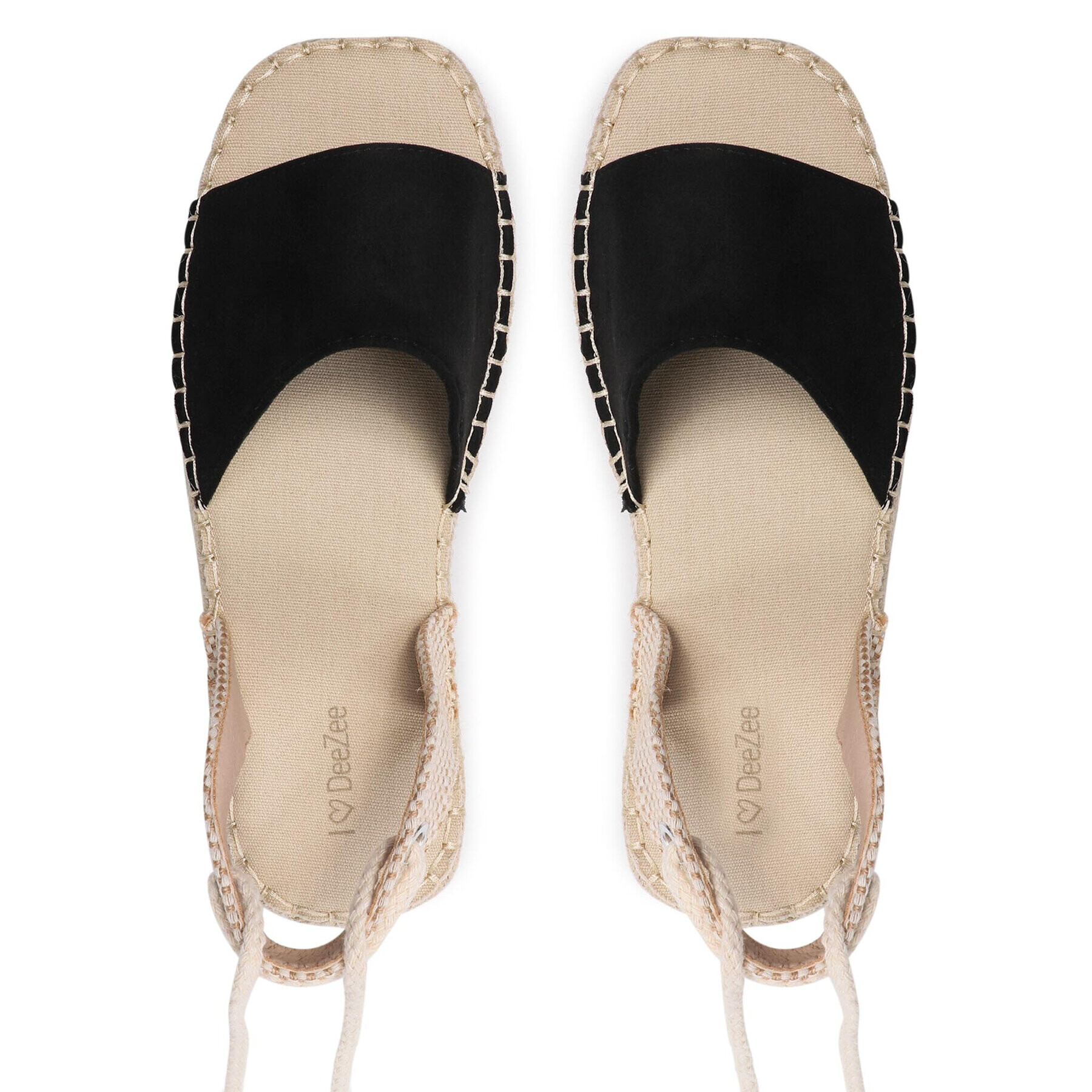 DeeZee Espadrilky WSS20457-02 Čierna - Pepit.sk